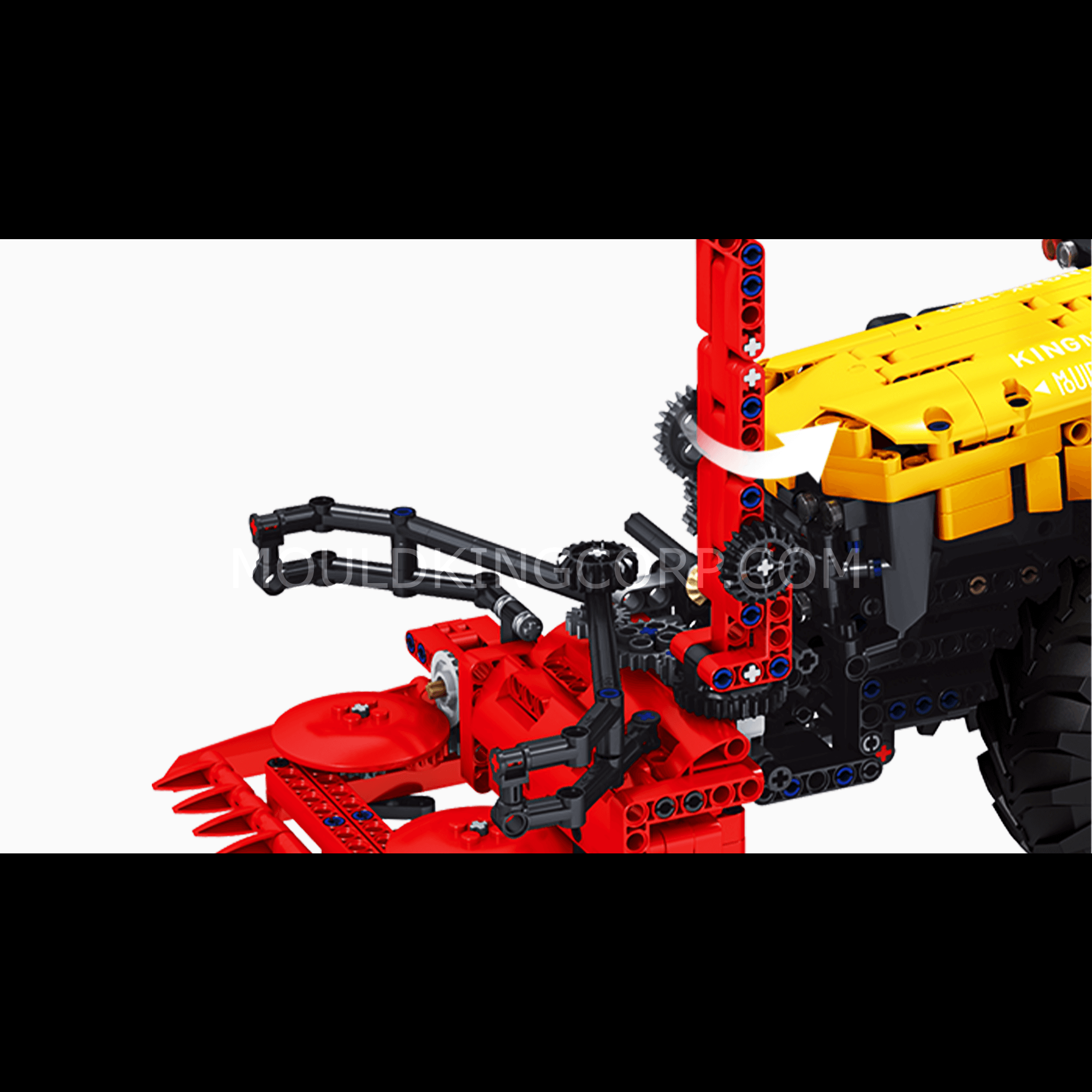 MOULD KING 17019 Farm Tractor Remote Control Building Blocks Set - 2,596 PCS STEM Educational Toy for Kids & Adults | Perfect for Farm Play, Construction Learning & Collector's Display