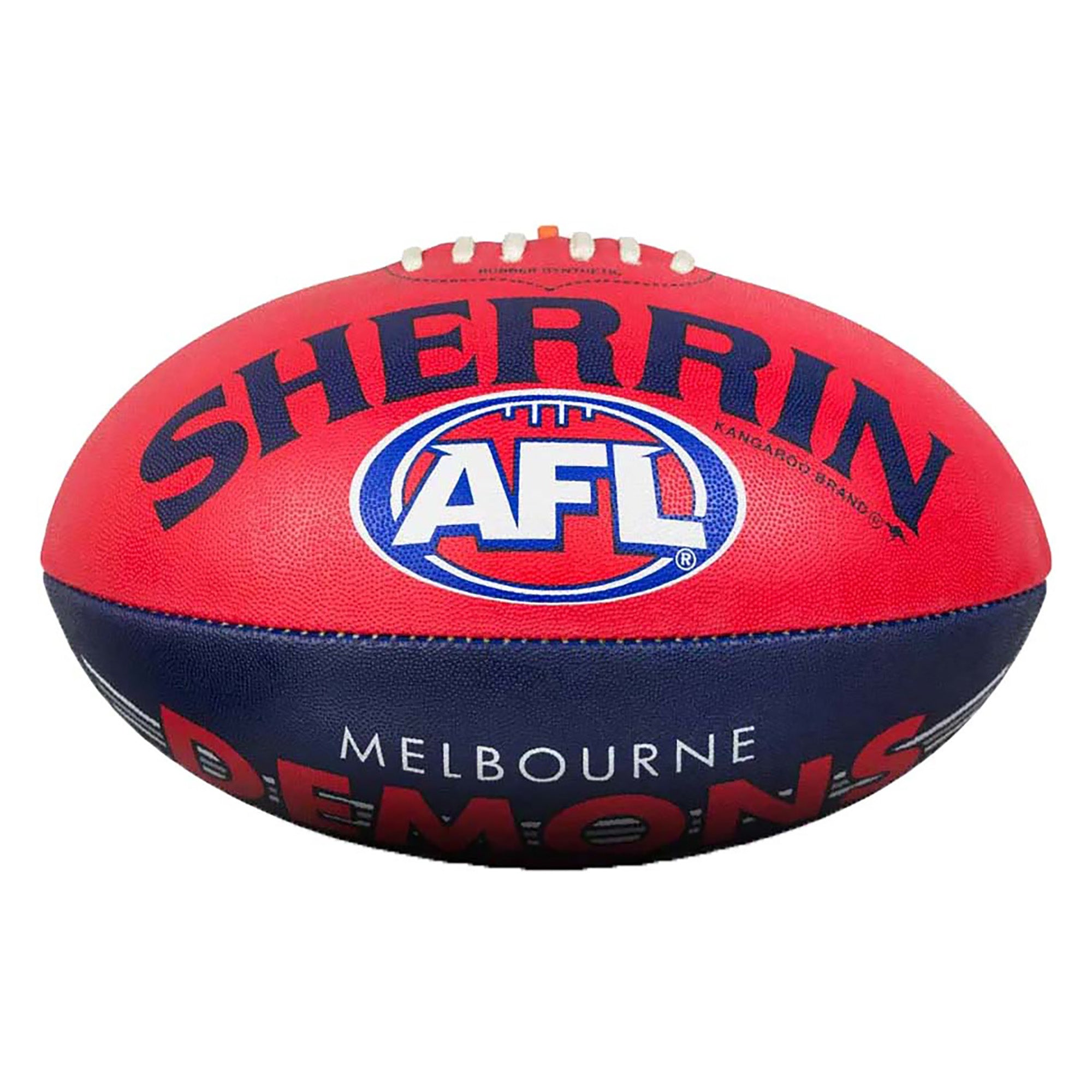 Official AFL Melbourne Demons Team Club Football - Premium Quality Game Ball for Training, Matches & Fan Collectibles - Perfect for Sports Enthusiasts & AFL Supporters