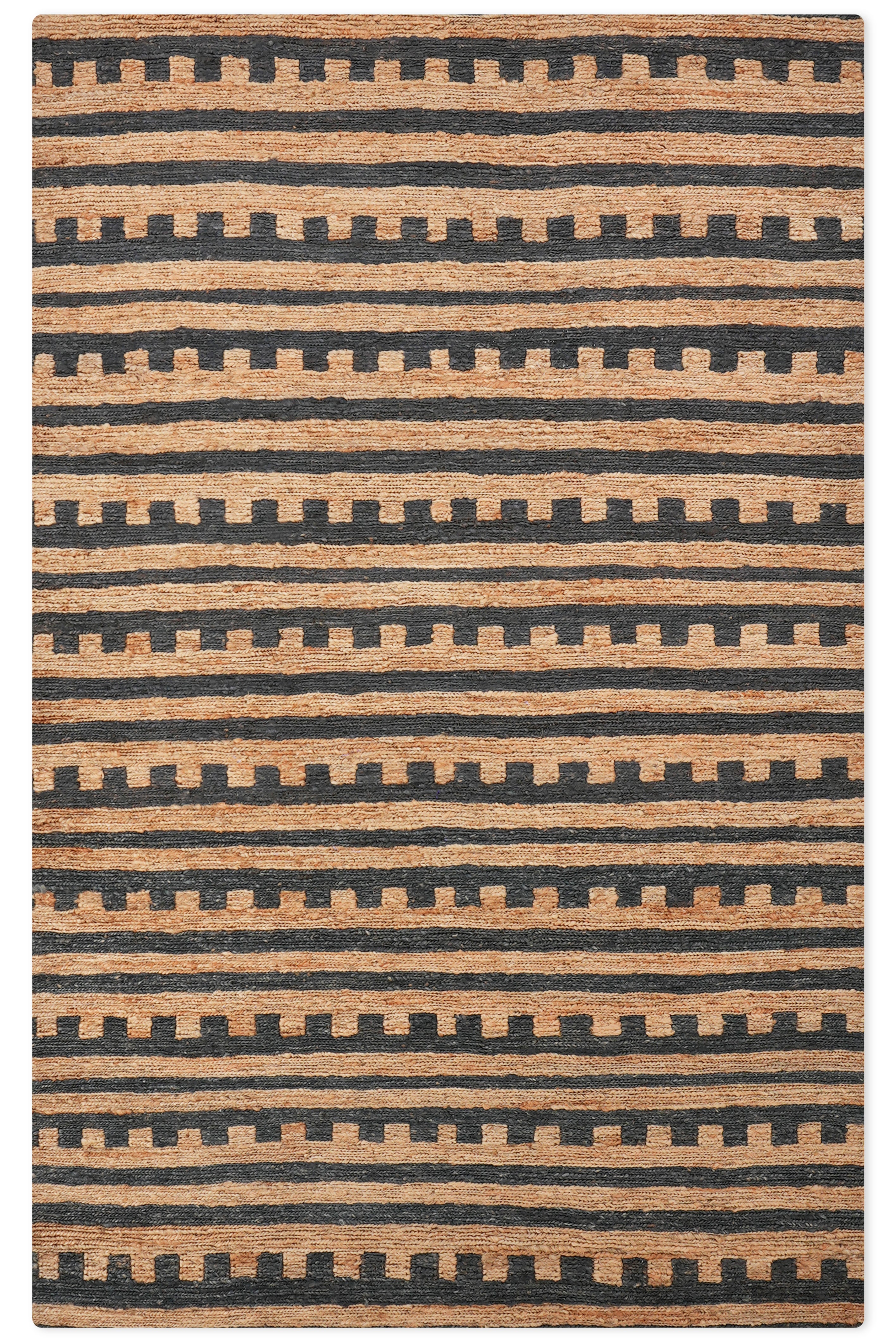 Handmade Santiago Hand Knotted Wool Rug - Bohemian Style Area Rug for Living Room, Bedroom & Home Decor