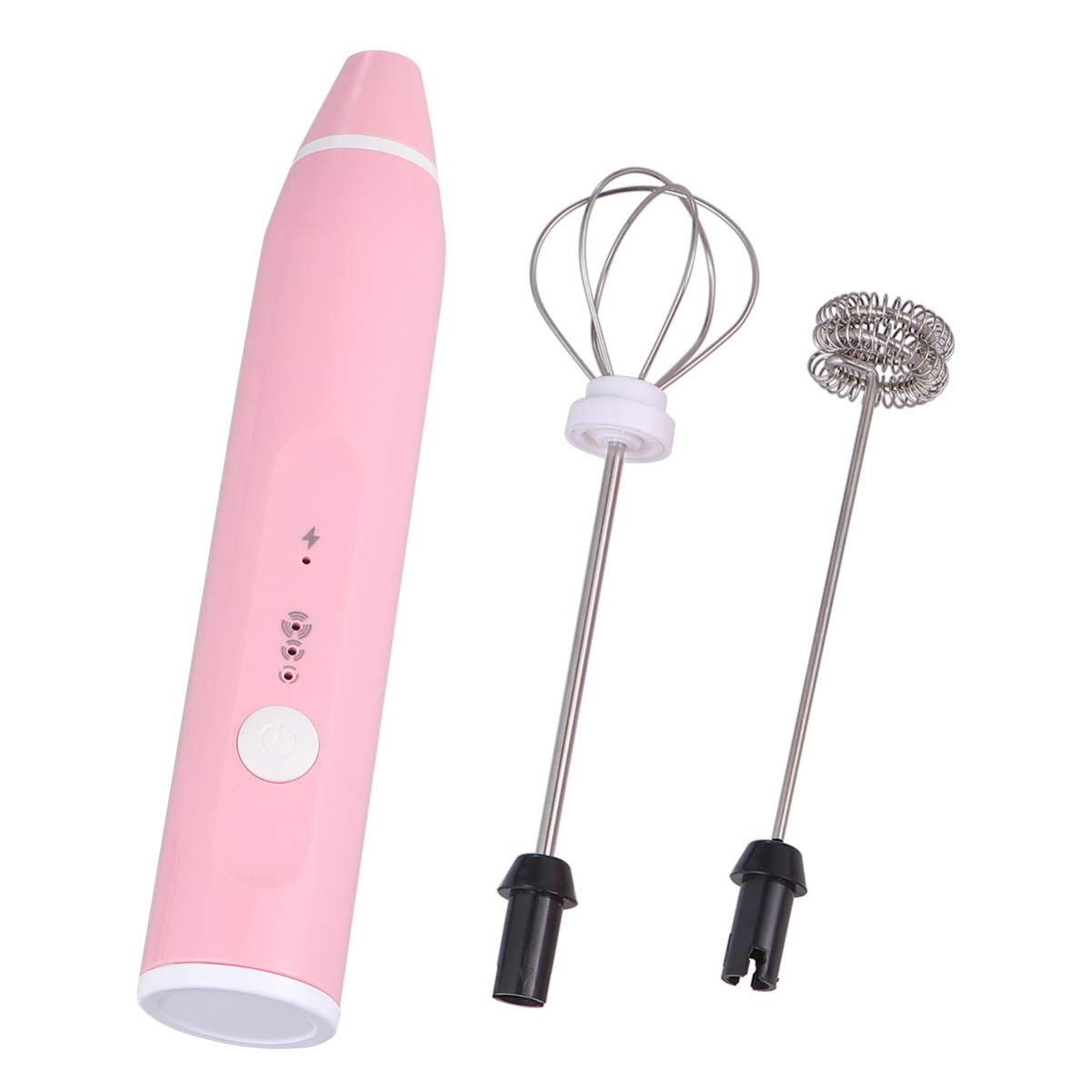 Rechargeable Handheld Electric Milk Frother - Stainless Steel Whisk for Cappuccino, Latte, Protein Shakes & Matcha | Portable Foam Maker for Coffee, Smoothies & Baking | Perfect for Home, Office & Travel