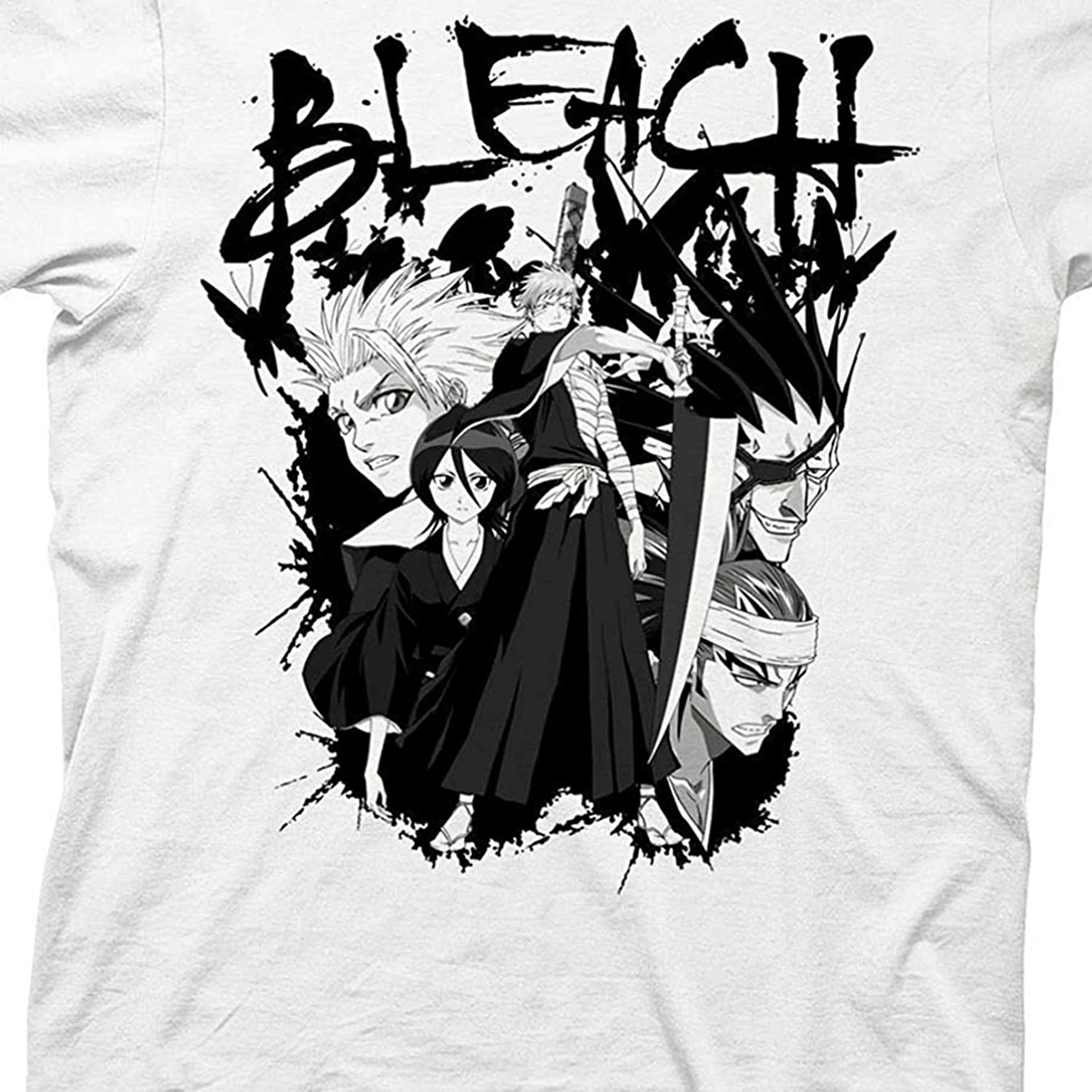 Bleach Anime T-Shirt for Men - Ichigo Kurosaki Graphic Tee - Cool Manga Fashion Shirt - Perfect for Cosplay, Anime Conventions & Casual Wear