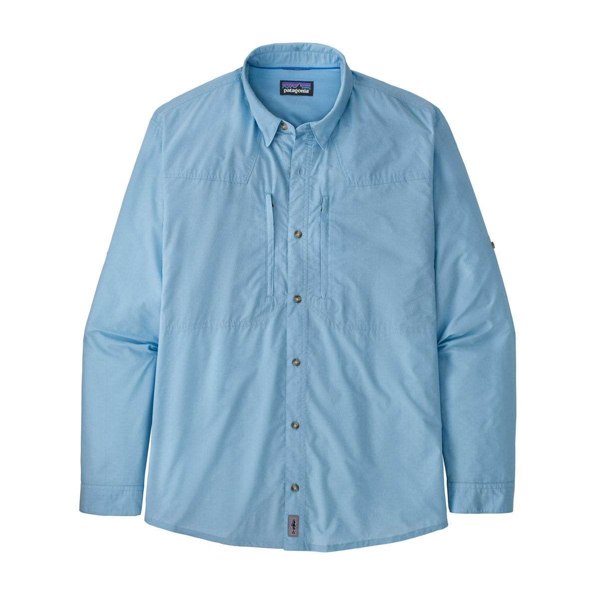 Men's UPF 50+ Sun Protection Long Sleeve Stretch Shirt - Lightweight Quick-Dry Hiking & Outdoor Fishing Shirt