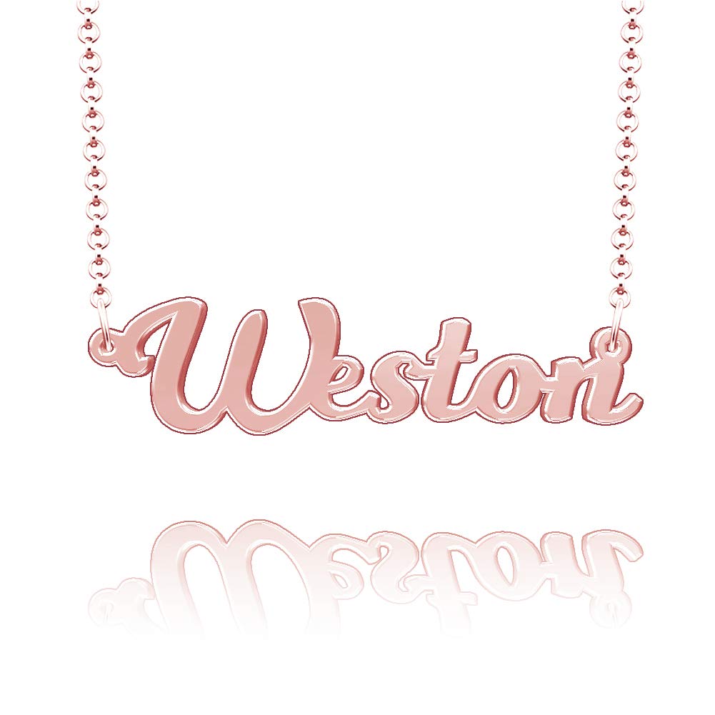Personalized Family Name Necklace - Custom Monogram Pendant for Women, Mothers, Couples | Perfect Gift for Anniversary, Birthday, Mother's Day & Valentine's Day