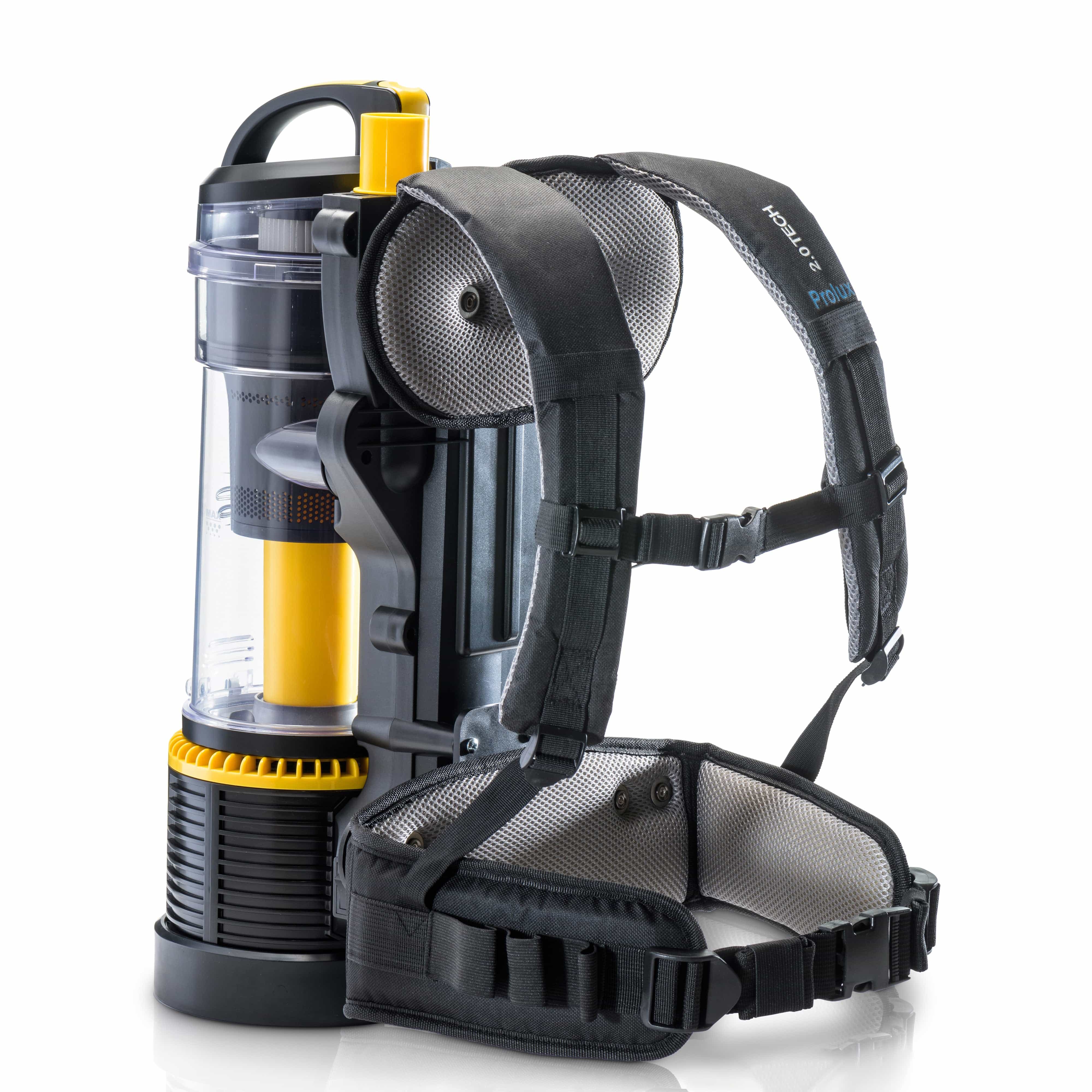 Prolux 2.0 Commercial Bagless Upright Backpack Vacuum Cleaner with Deluxe 1.5 Inch Tool Kit - Powerful Cleaning for Offices, Hotels & Commercial Spaces