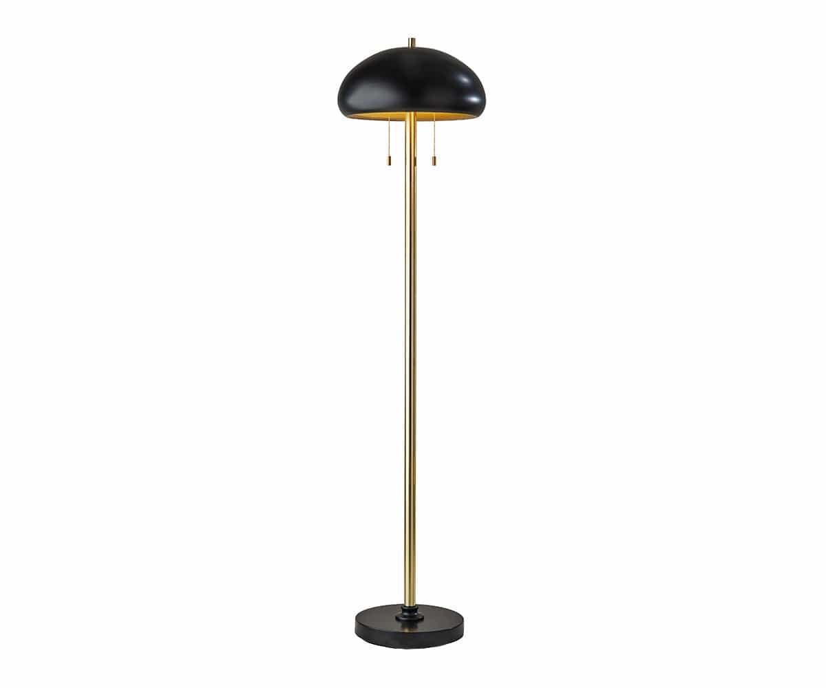 Modern Darius Floor Lamp - Adjustable LED Standing Light for Living Room, Bedroom & Office - Warm White & Cool White Dimmable Lighting for Home Decor & Reading