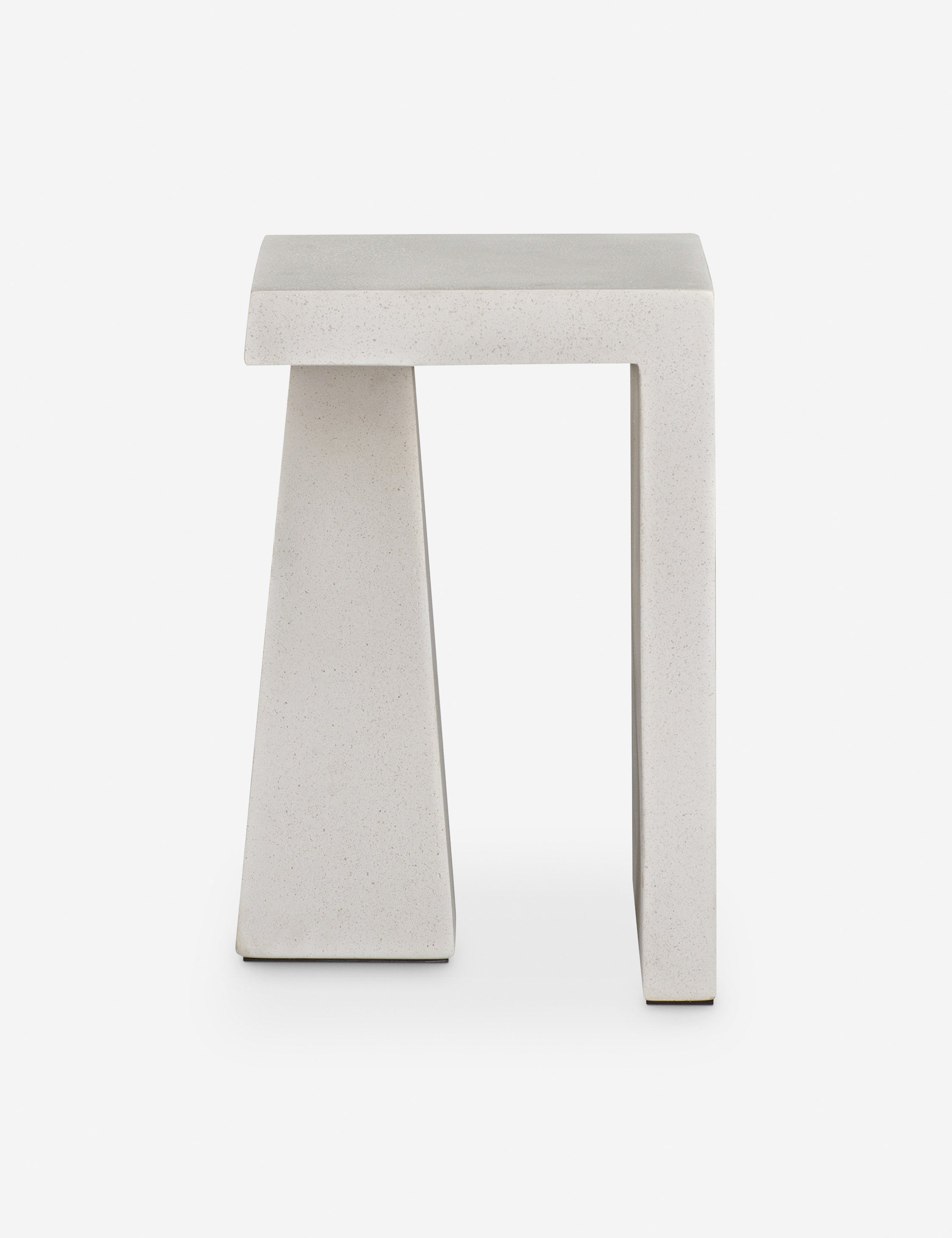 Olesya Modern Indoor Outdoor Side Table - Small Accent End Table for Living Room, Patio, or Balcony - Perfect for Coffee, Books, and Decor