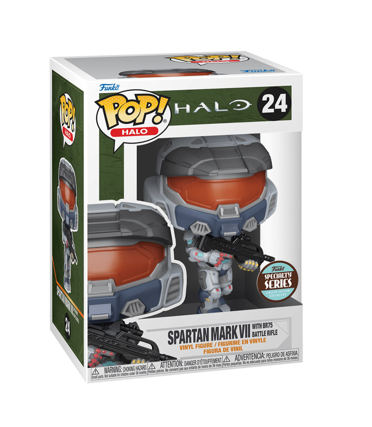 Halo: Spartan Mark VII Pop! Vinyl Figure - Collectible Gaming Merchandise for Halo Fans - Perfect for Display, Gifts, and Gaming Room Decor