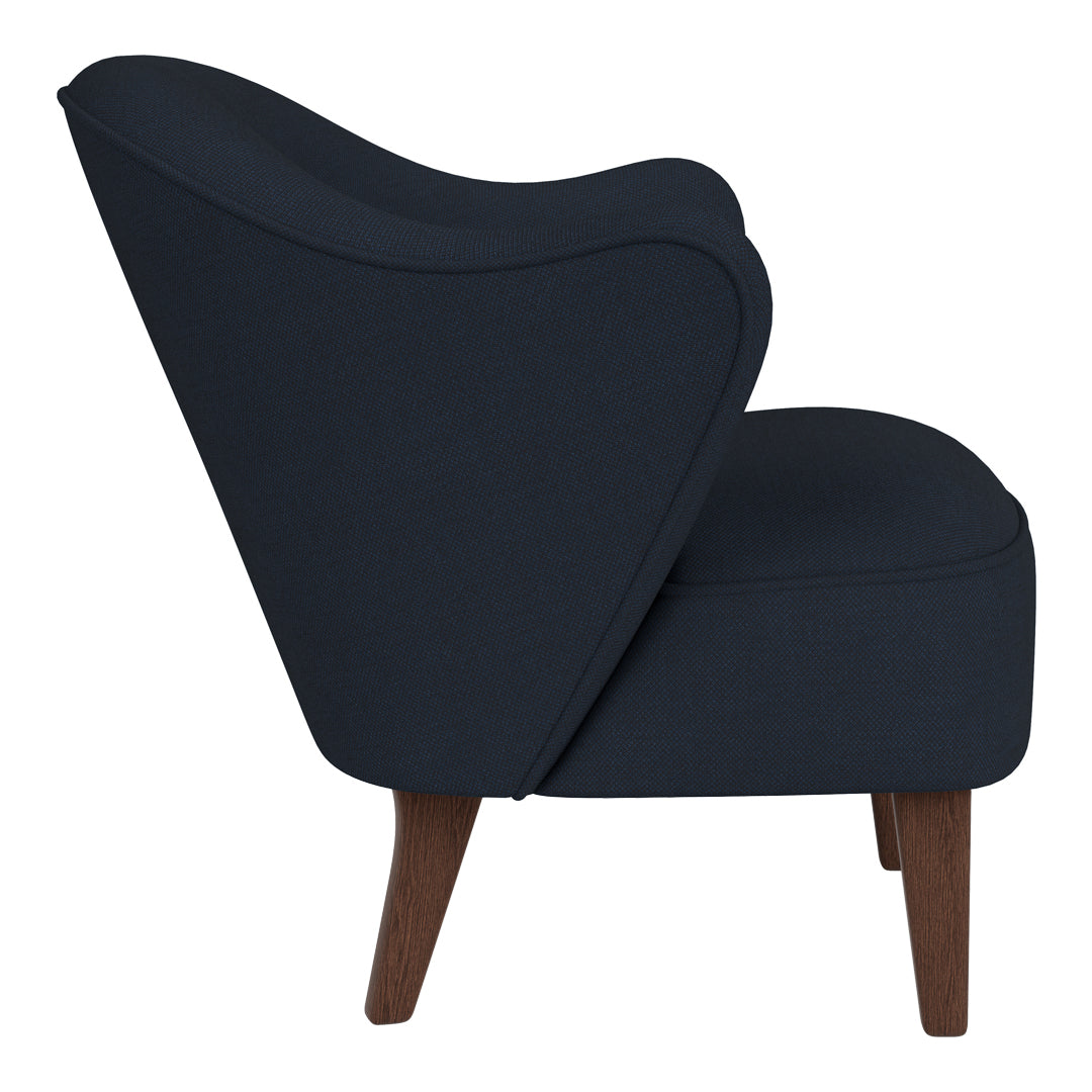 Ingeborg Lounge Chair - Modern Textile Upholstered Comfortable Armchair for Living Room, Bedroom & Office - Perfect for Relaxing, Reading & Lounging