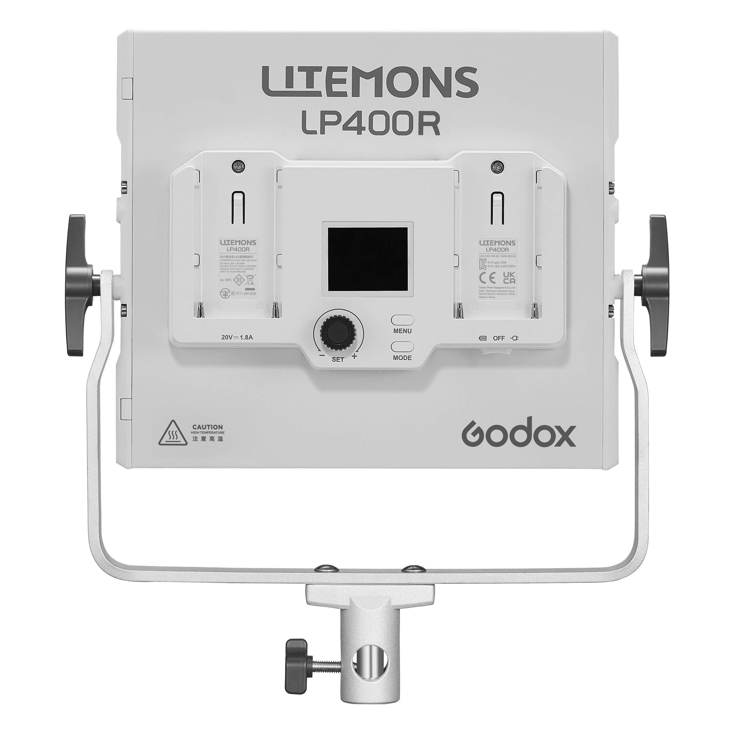 Litemons LP400R 36W Ultra-Thin RGB LED Panel Light - Dimmable, Color Changing for Home, Studio, Photography & Video Lighting