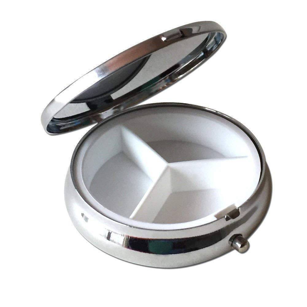 Stargate Atlantis Themed Glass Candy & Pill Box - Collectible Storage Container for Pills, Vitamins, or Small Treats - Perfect for Sci-Fi Fans, Gift Giving, and Home Organization