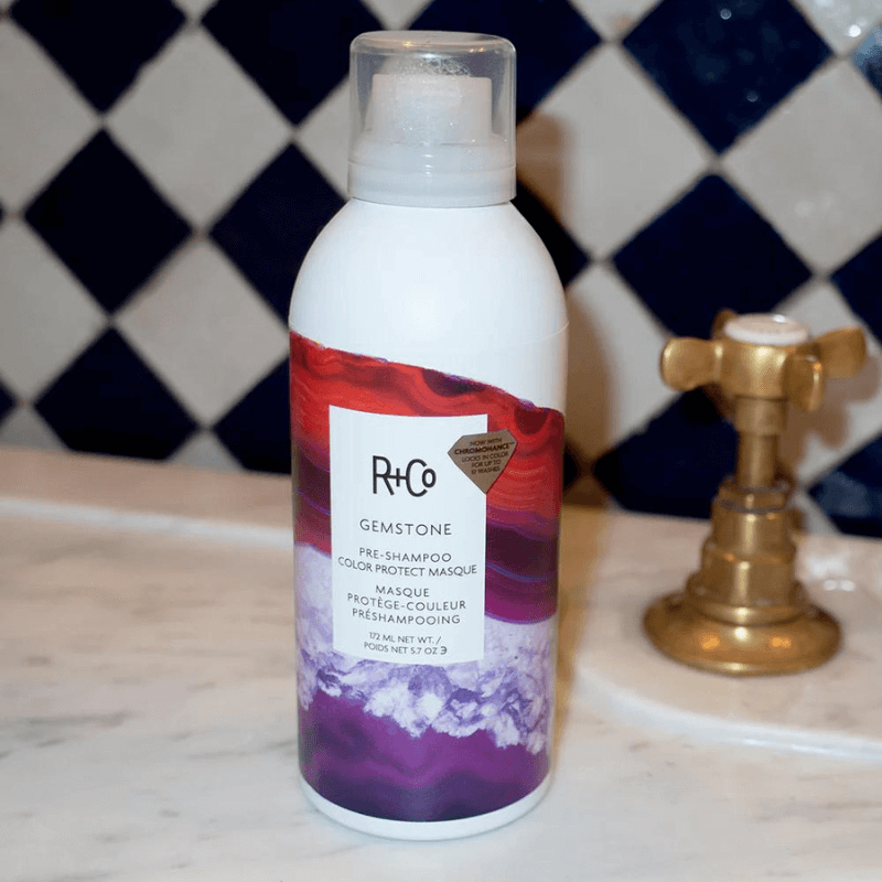 R+Co Gemstone Color Protect Mask - Sulfate-Free Hair Treatment for Damaged & Color-Treated Hair | Deep Conditioning Mask for Shine & Hydration | Salon-Quality Hair Care at Home
