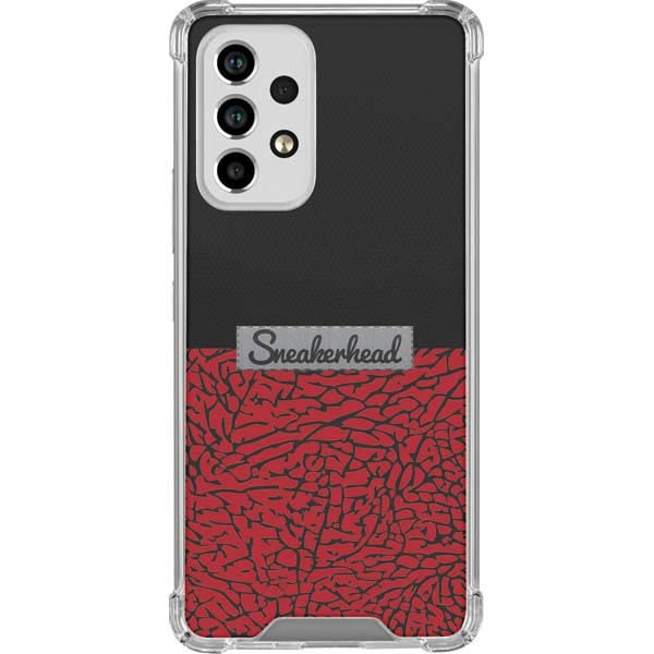 Skinit Clear Phone Case for Samsung Galaxy A33 5G - Elephant Print Red Sneakerhead Design | Protective Cover for Everyday Use, Travel & Style