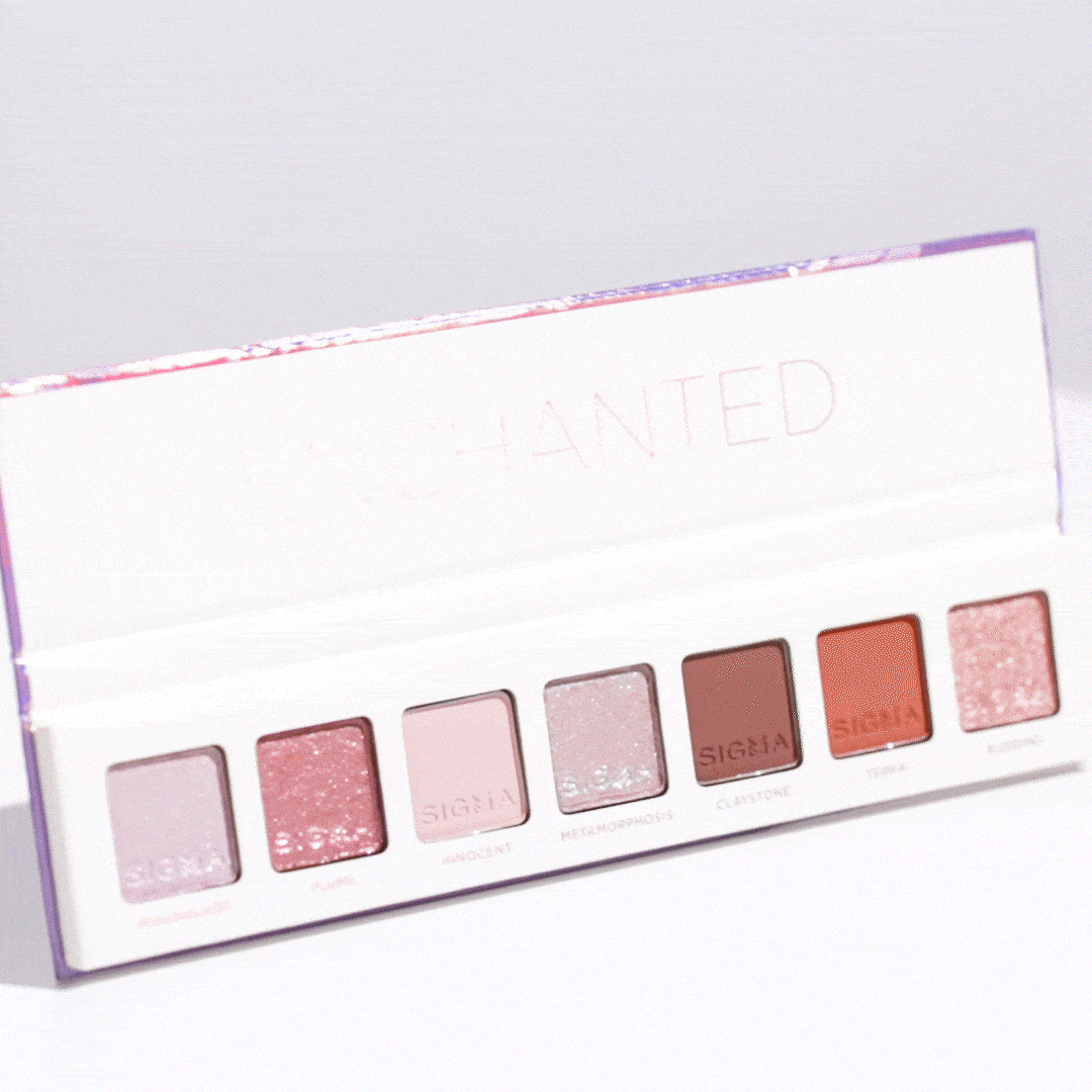 Enchanted Mini Eyeshadow Palette - 12 Pigmented Matte & Shimmer Shades, Vegan & Cruelty-Free for Everyday & Party Makeup Looks | Perfect for Travel & On-the-Go Touch Ups