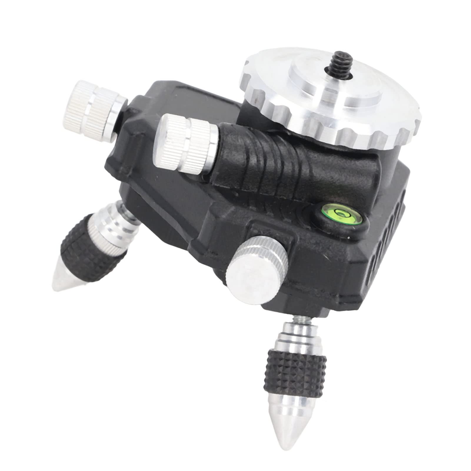TANIQIACa 360° Rotatable Fine-Tuning Adapter with Height Adjustment for Laser Level - Perfect for Construction, Flooring & Tile Installation Projects