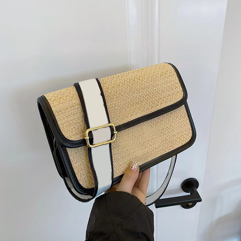 Stylish Straw Crossbody Bag for Women - Boho Chic Handwoven Purse - Perfect for Beach, Travel, and Summer Outfits
