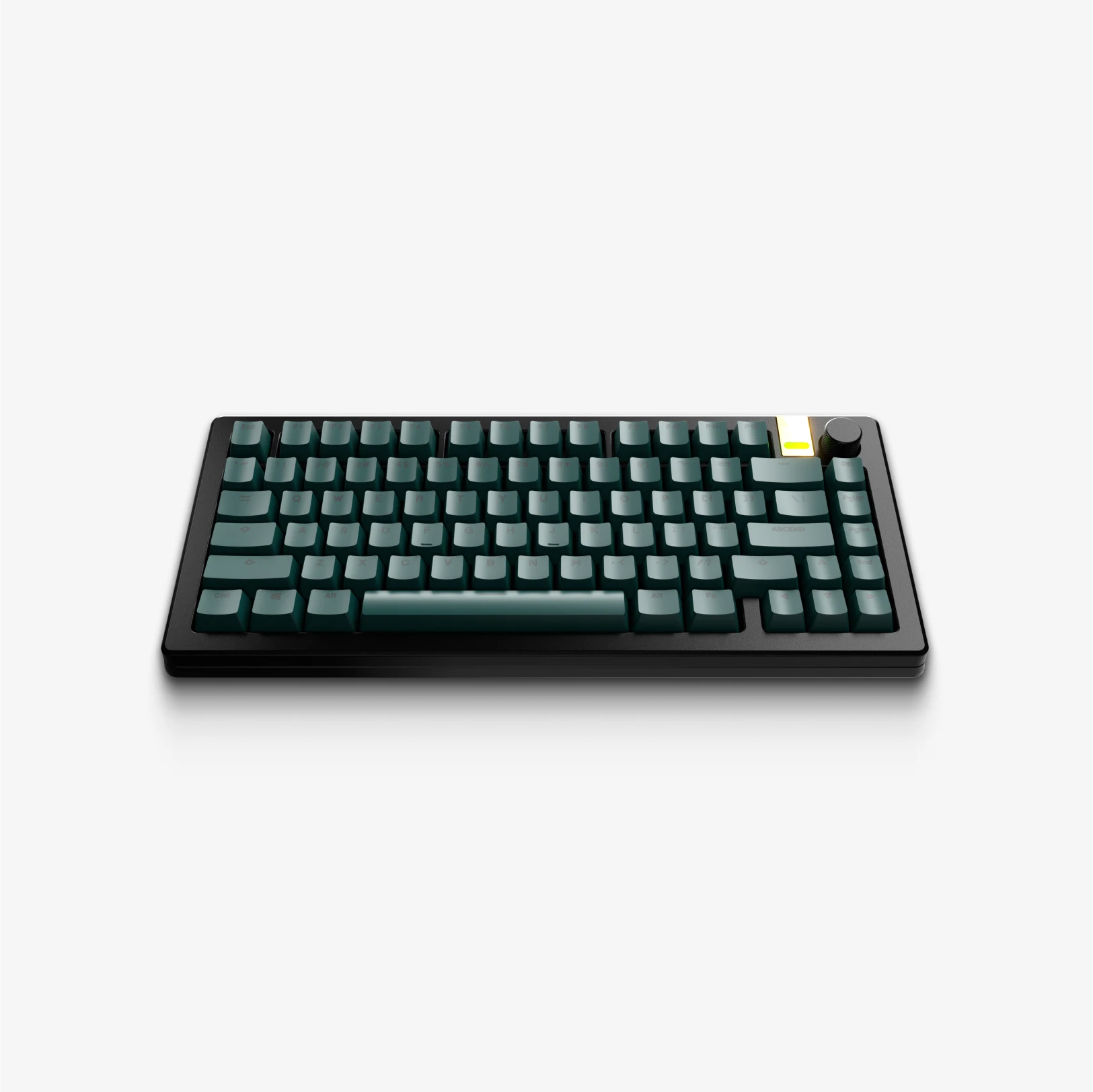 GPBT Totem Green Basics Keycaps - Durable PBT Keycaps for Mechanical Keyboards, Perfect for Gaming & Typing Enthusiasts