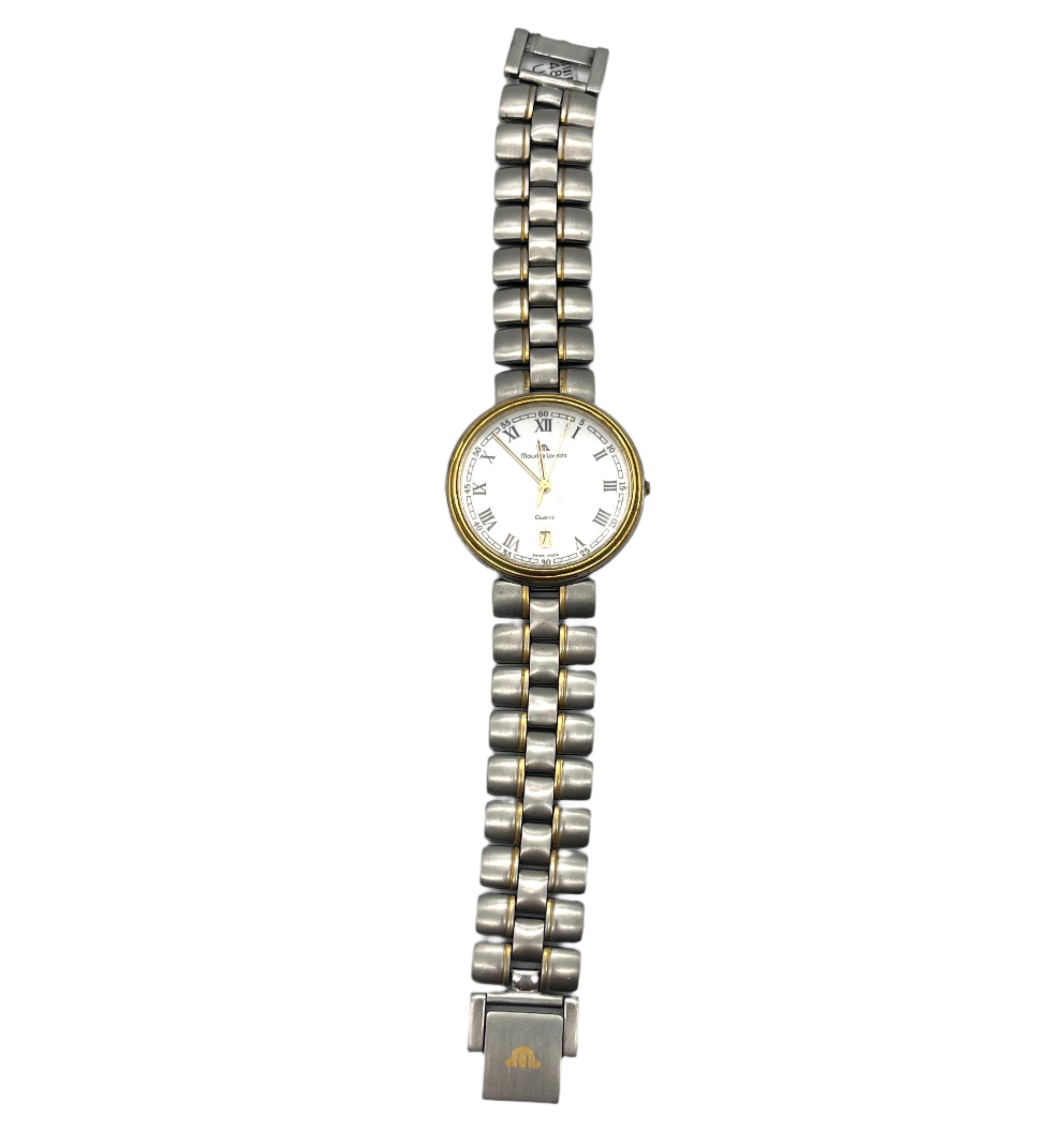 Maurice Lacroix Men's Luxury White Dial Stainless Steel Watch Model 69543 - Perfect for Business, Formal Events & Everyday Wear