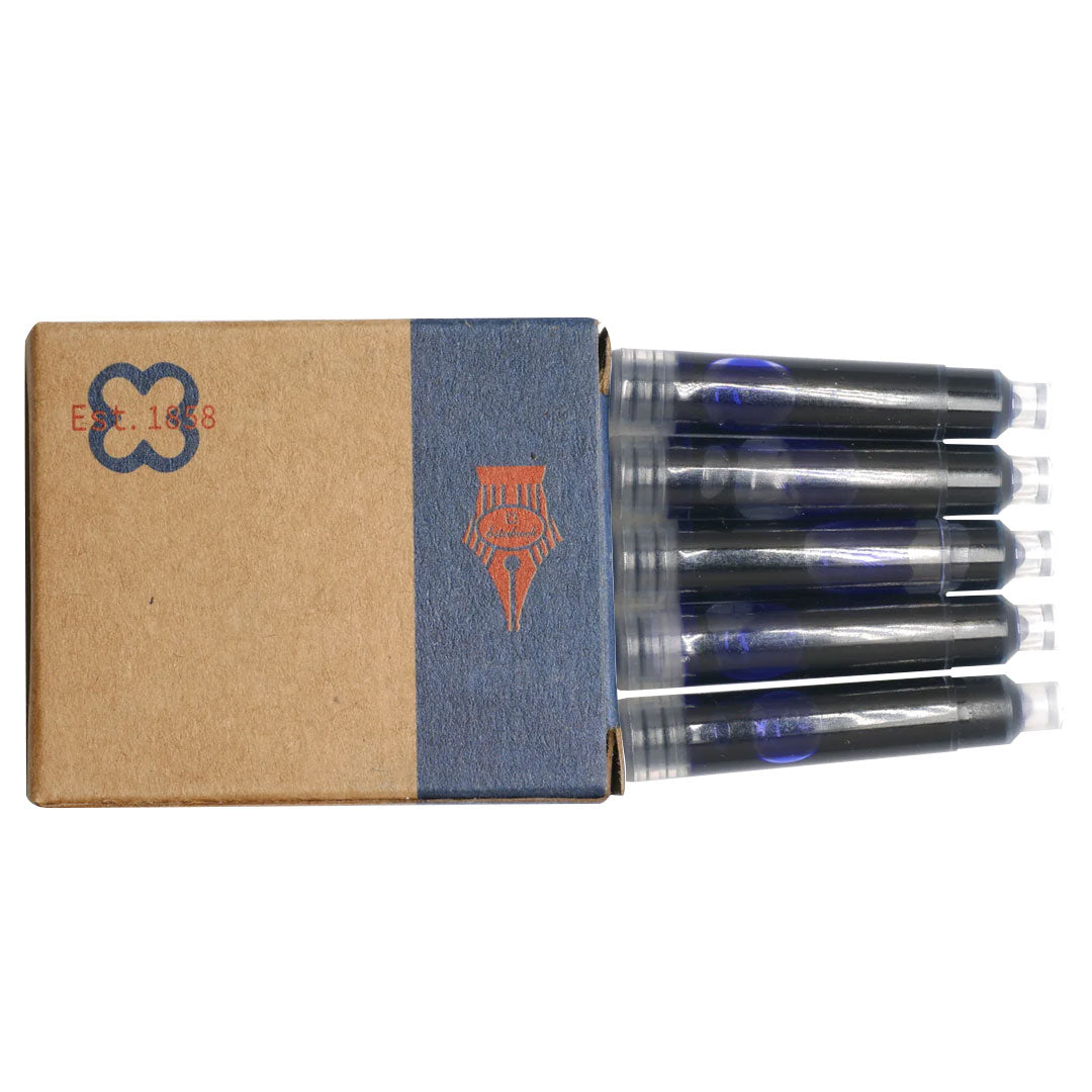Esterbrook Fountain Pen Ink Cartridges - Pack of 5 (Black, Blue, Red) - Compatible with Most Fountain Pens - Perfect for Writing, Journaling & Calligraphy
