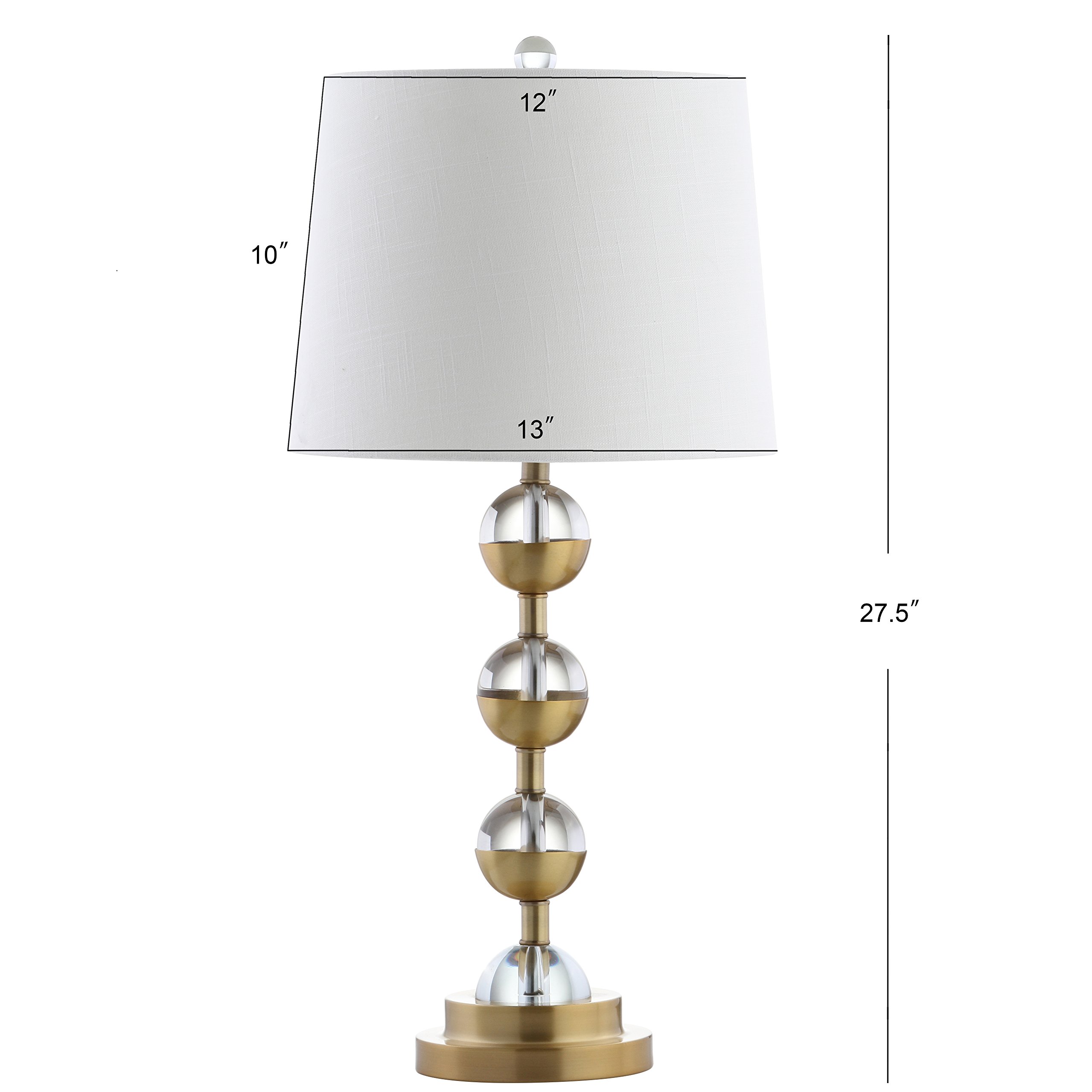 Jonathan Y JYL2049A-SET2 Crystal LED Table Lamp Set of 2 - 27.5