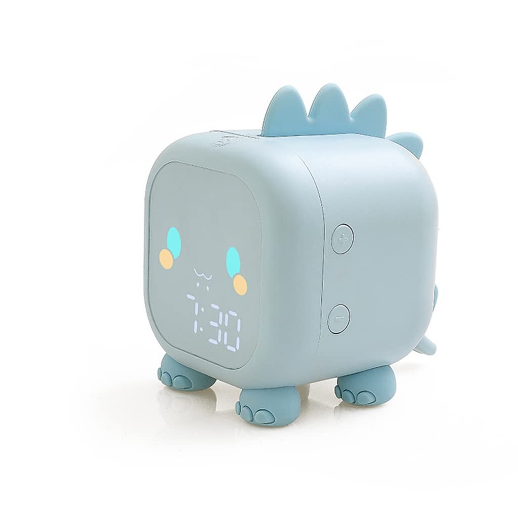 Creative LED Digital Rabbit Alarm Clock with Snooze Function - USB Powered Electronic Clock & Night Light (Blue, 4.6x3.5x4.5in) - Perfect for Kids' Bedrooms, Dorm Rooms & Gentle Wake-Ups