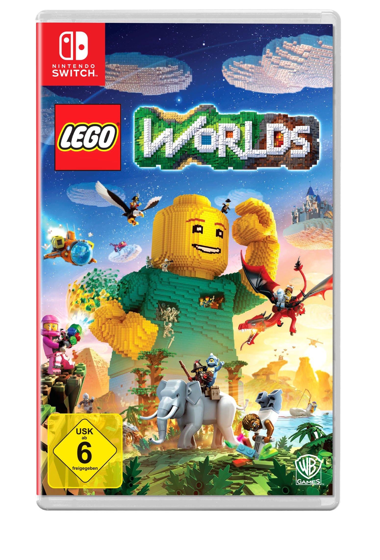 LEGO Worlds - Warner Bros. Interactive Game for PS4 | Open-World Sandbox Adventure | Perfect for Family Gaming & Creative Play