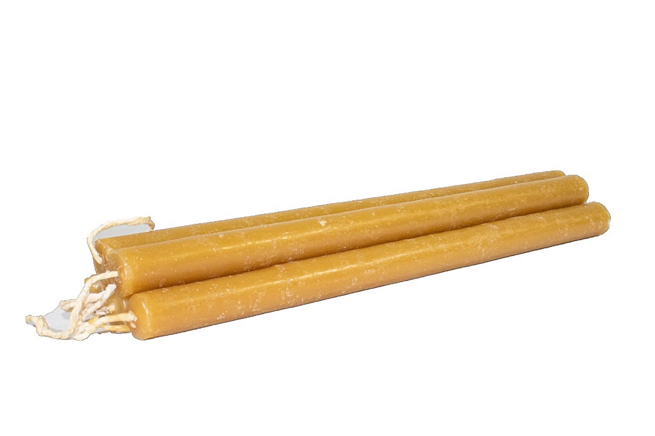 Natural Honey Scented Candles - Set of 20 Beeswax Candles for Home, Relaxation & Romantic Ambiance | Perfect for Aromatherapy, Meditation & Dinner Parties