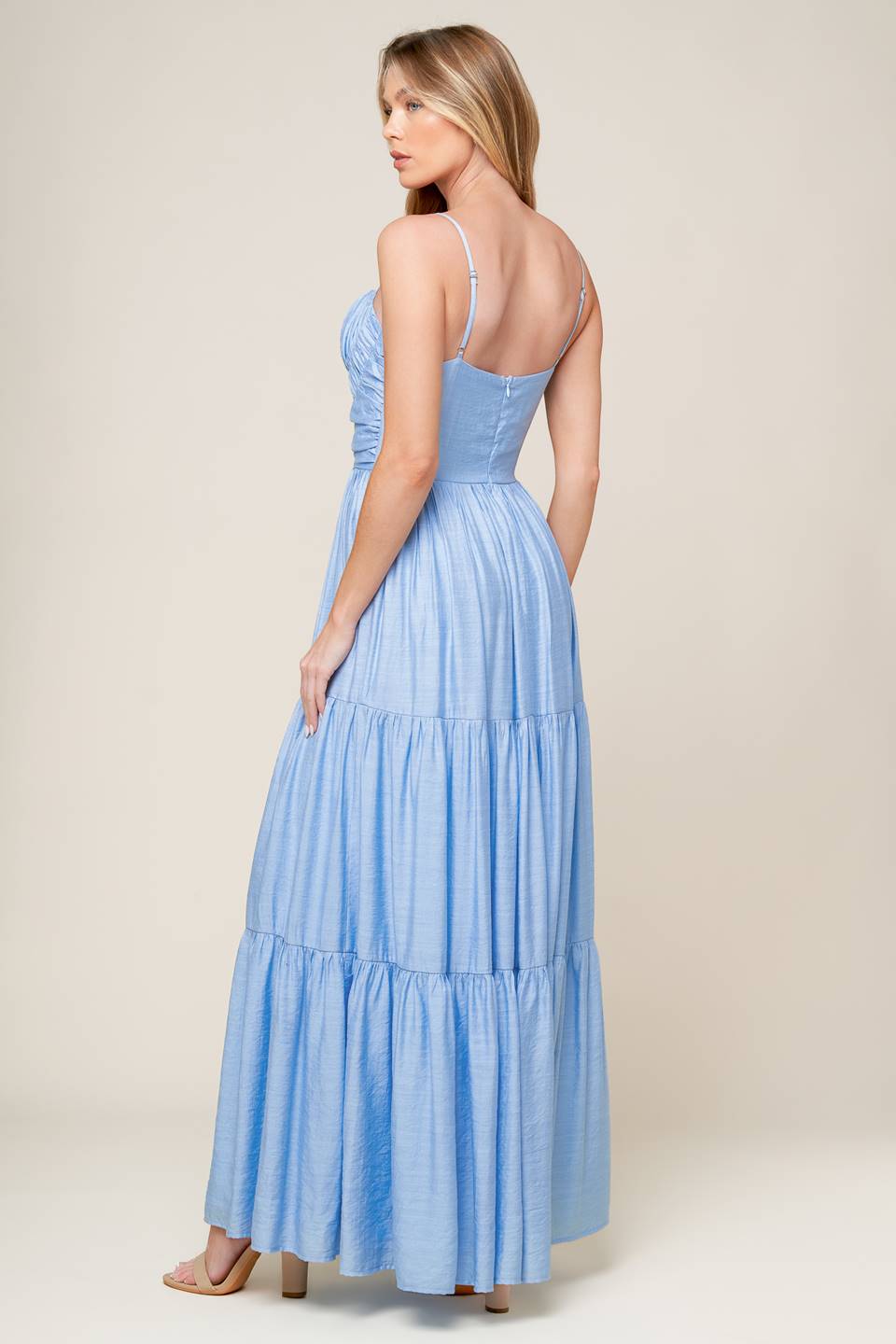 MOMENT MAKER WOVEN MAXI DRESS for Women - Flowy Boho Summer Beach Dress with Pockets, Perfect for Vacations, Weddings & Outdoor Parties