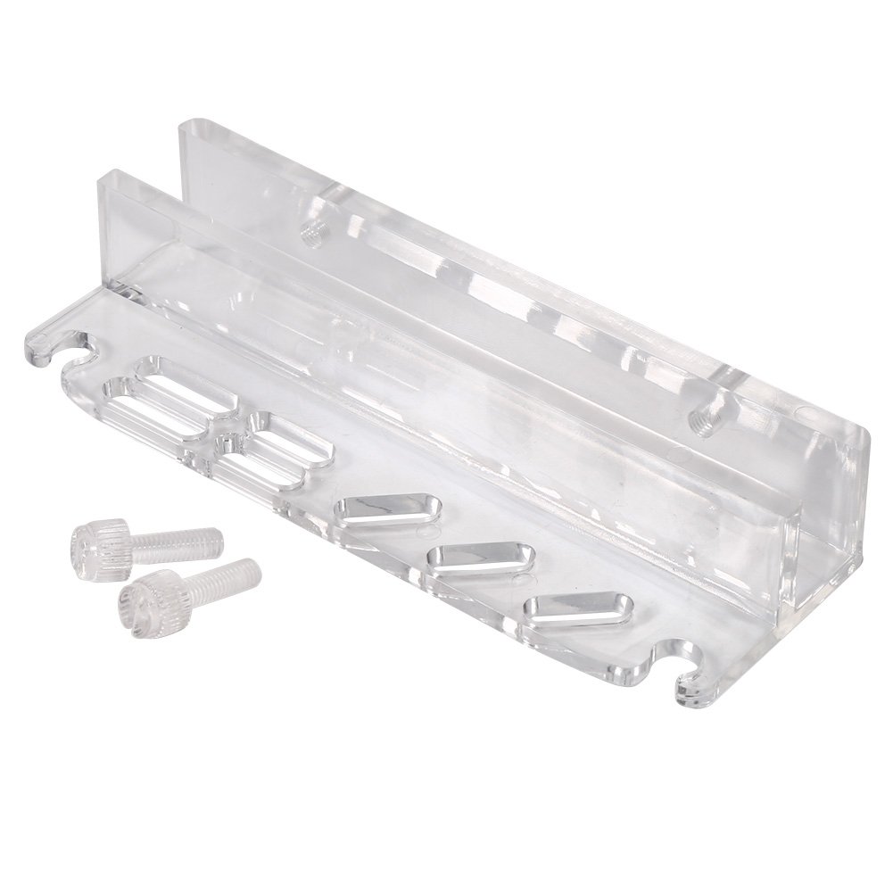 Fdit Acrylic Aquarium Tool Organizer - Water Plant Maintenance Rack for Fish Tank Accessories, Tweezers & Scissors Storage | Perfect for Aquascaping & Fishkeeping Enthusiasts