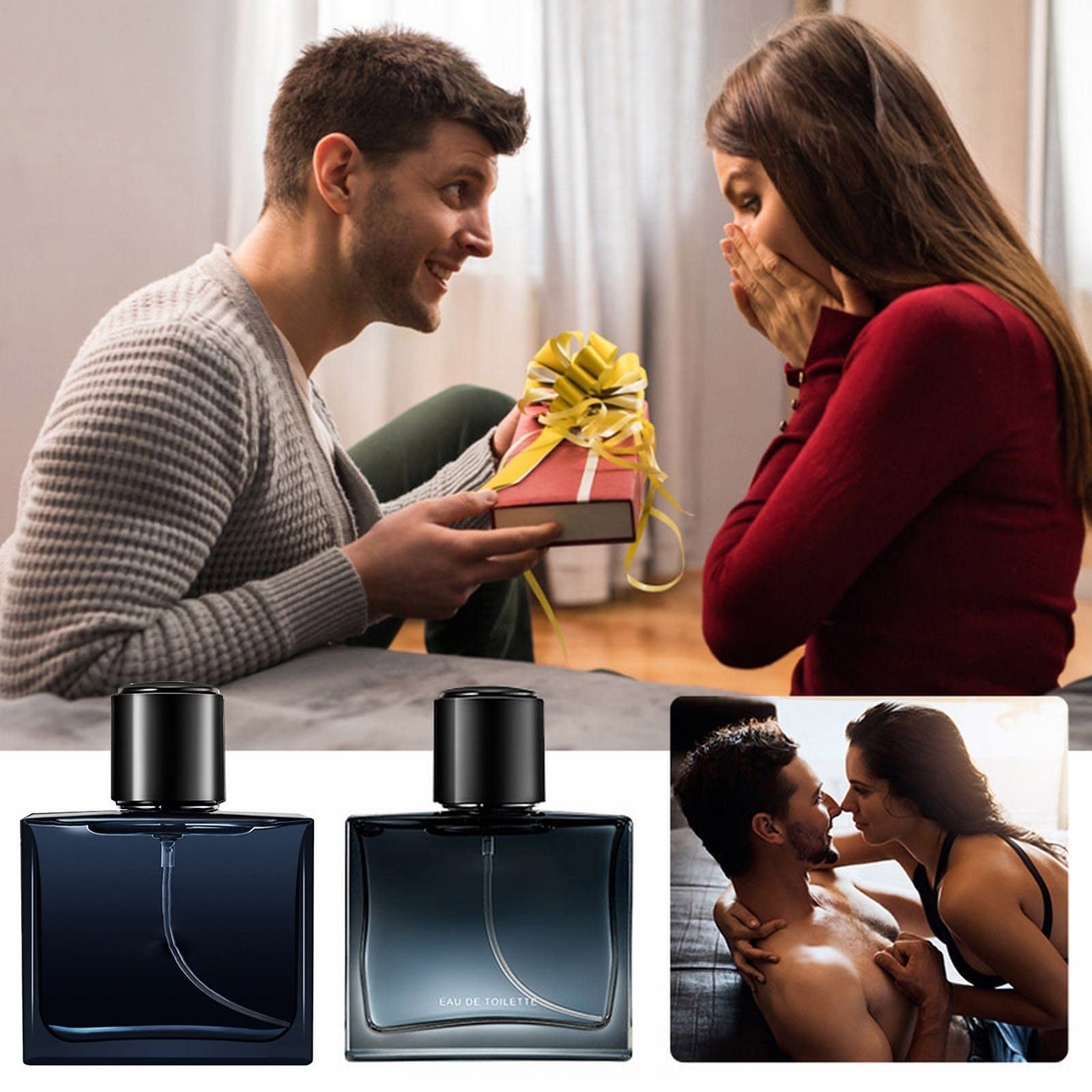 VEFSU Men's Cologne for Gentlemen - Long Lasting Fragrance, 50ml Travel Size | Perfect for Students, Office & Daily Use | Fresh Scent for Work, Dating & Special Occasions