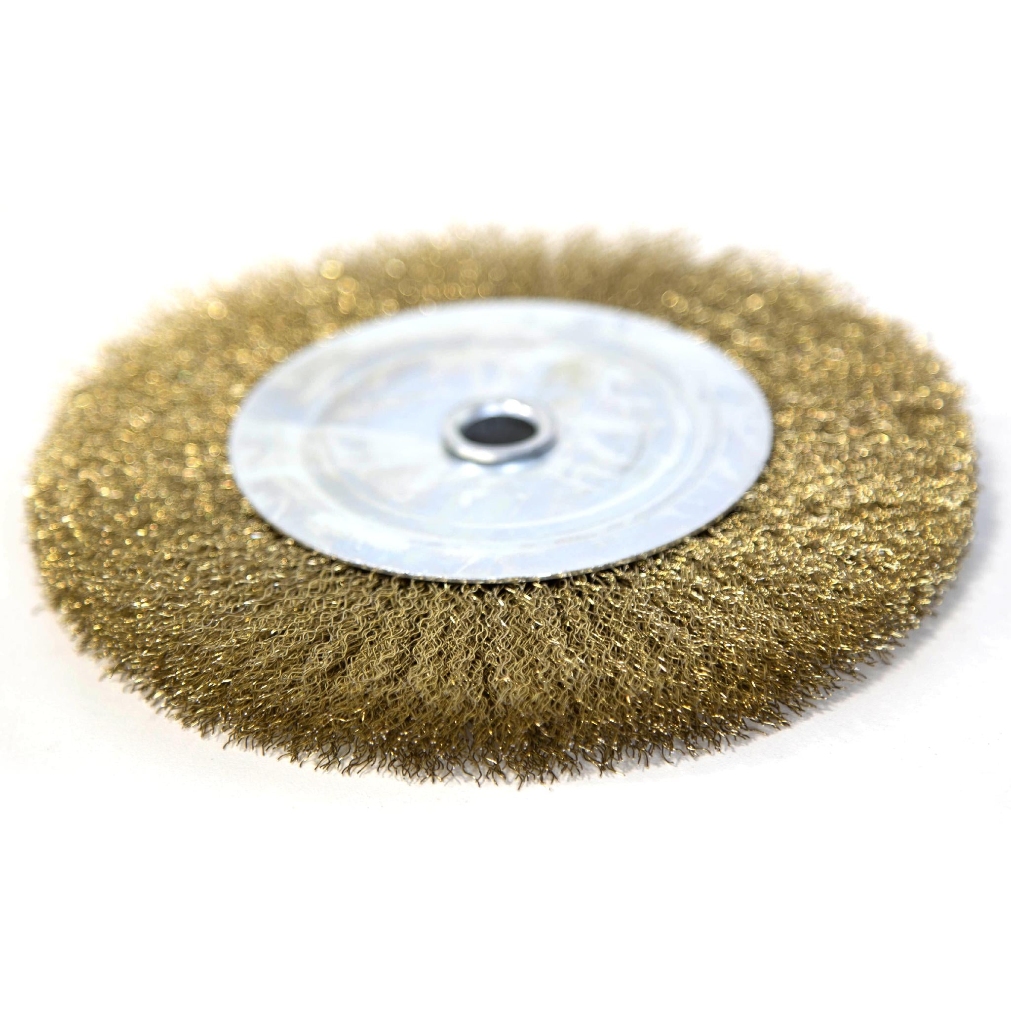 WEN 858WW 8-Inch Crimped Steel Wire Wheel for Bench Grinder | 5/8-Inch Arbor | .011-Inch Wire | Perfect for Rust Removal, Paint Stripping & Surface Cleaning
