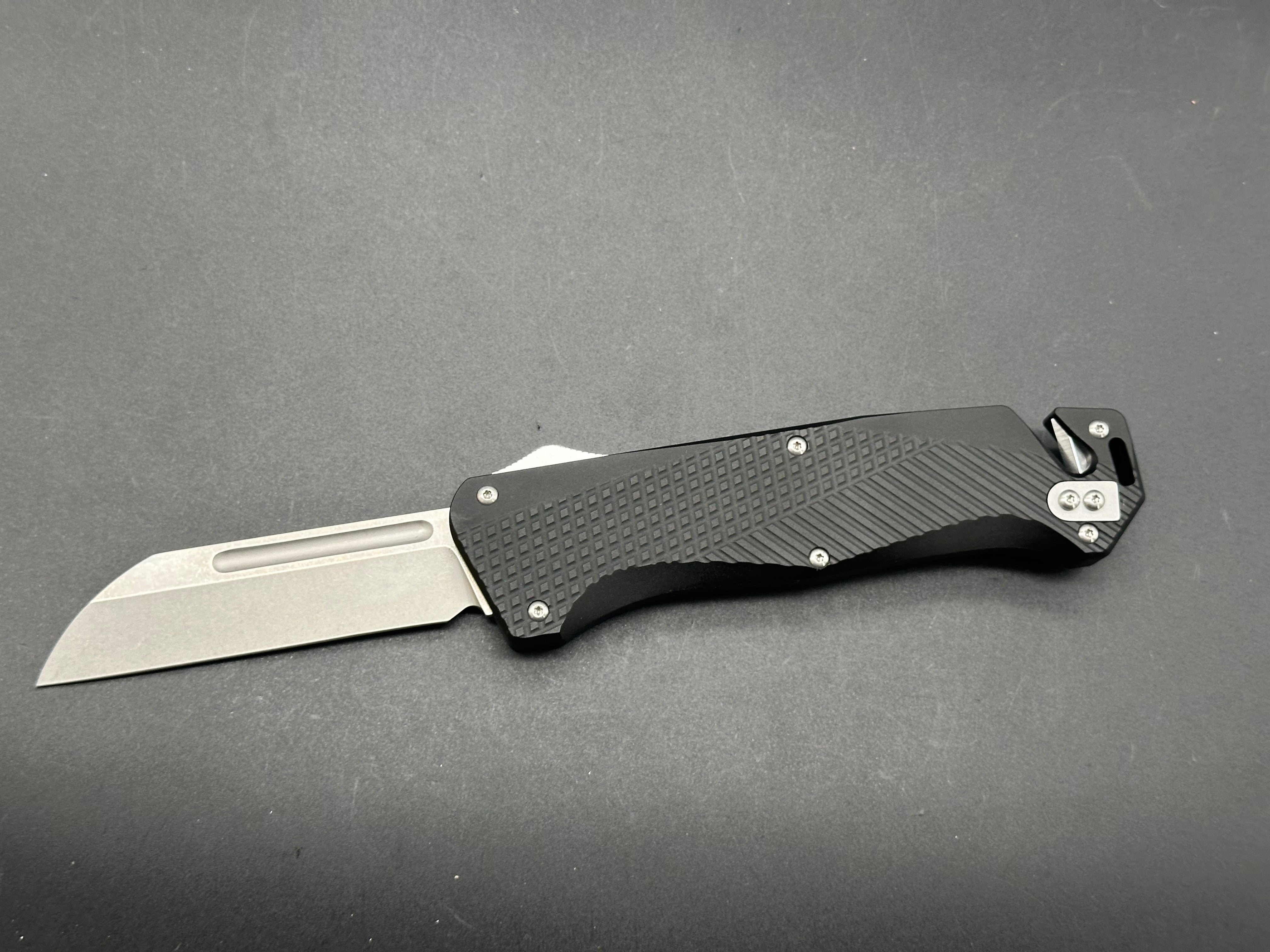Takcom Grunt OTF Knife with Premium M390 Steel Blade - Tactical EDC, Outdoor Survival, Camping & Everyday Carry Pocket Knife