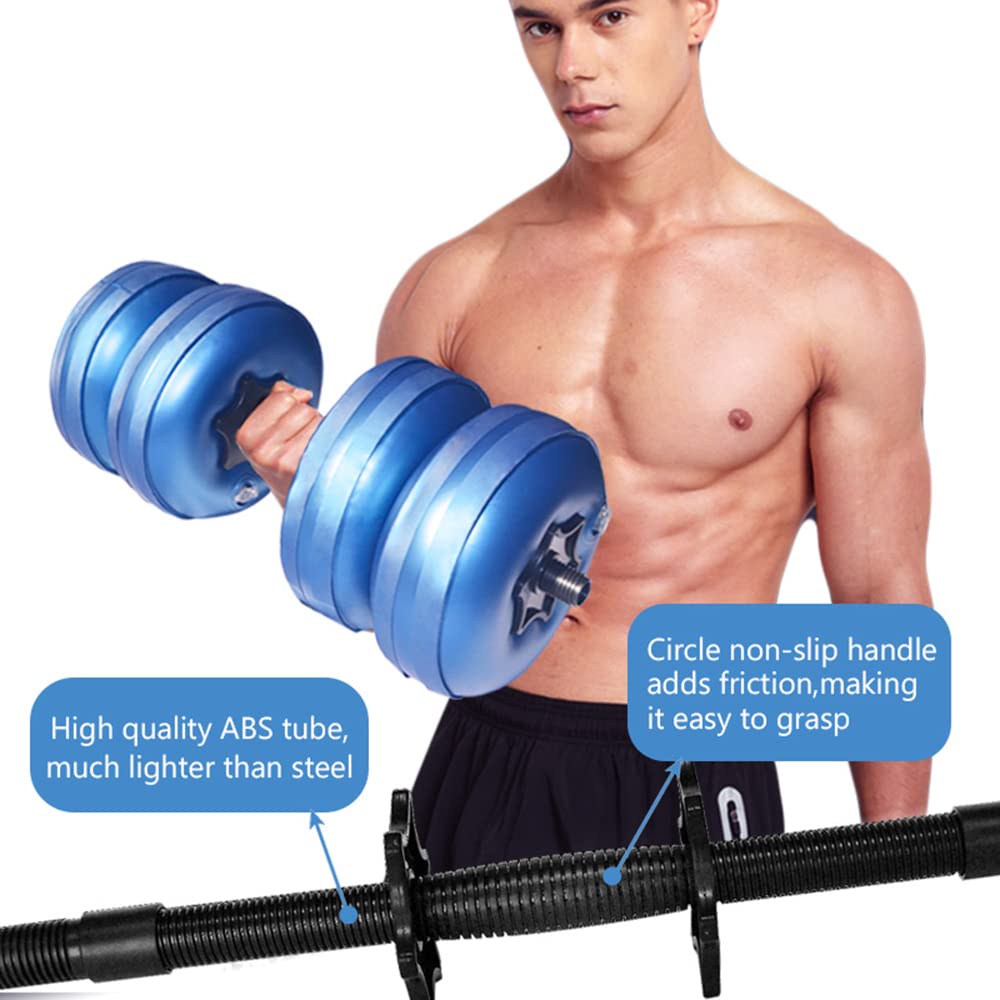 Adjustable Water-Filled Dumbbells Set - Portable Travel Weights for Gym, Home & Outdoor Fitness Training - Perfect for Strength Training, Cardio & Full-Body Workouts