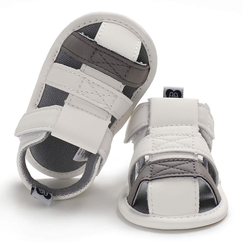 **Toddler Boys Canvas Shoes - Soft Breathable Prewalker Sandals for Infants | Lightweight Single Sole Design | Perfect for Playtime, Walking & Outdoor Activities**