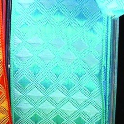 Blues 'Rhombs' French Wired Taffeta Craft Ribbon - 1.5 Inch x 27 Yards - Perfect for Gift Wrapping, Scrapbooking, DIY Decorations & Wedding Crafts