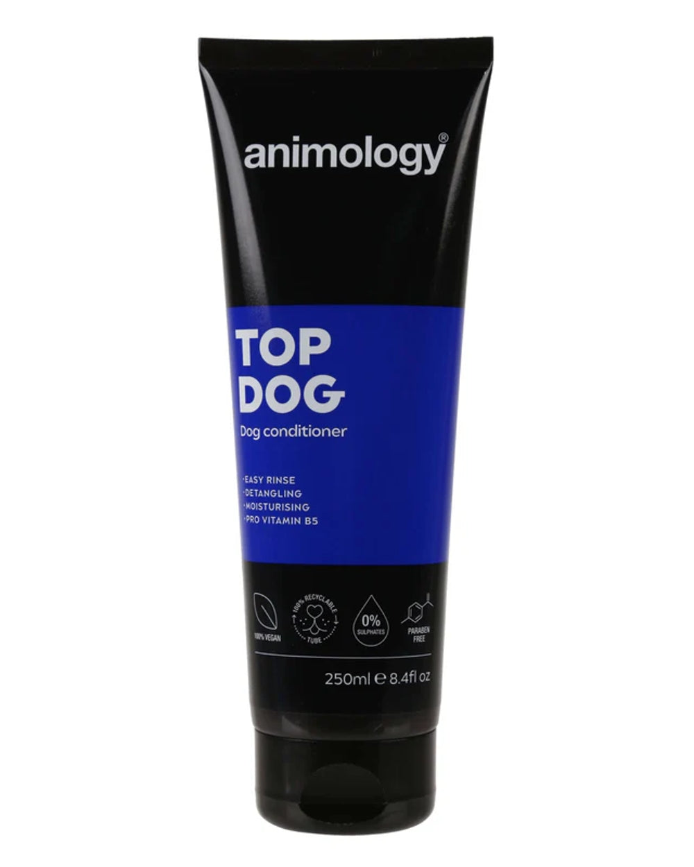 Animology Top Dog Conditioner 250ml - Moisturizing & Detangling Pet Hair Care for Dogs - Perfect for Bath Time & Grooming Sessions