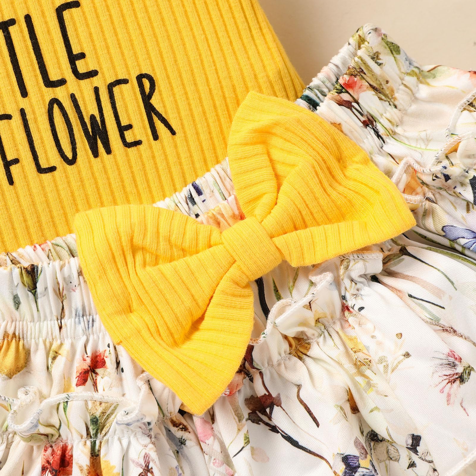 Adorable Floral Baby Girl Romper & Shorts Set - Newborn Summer Outfits with Ruffles | Cute Infant Clothes for Photo Shoots, Parties & Playtime