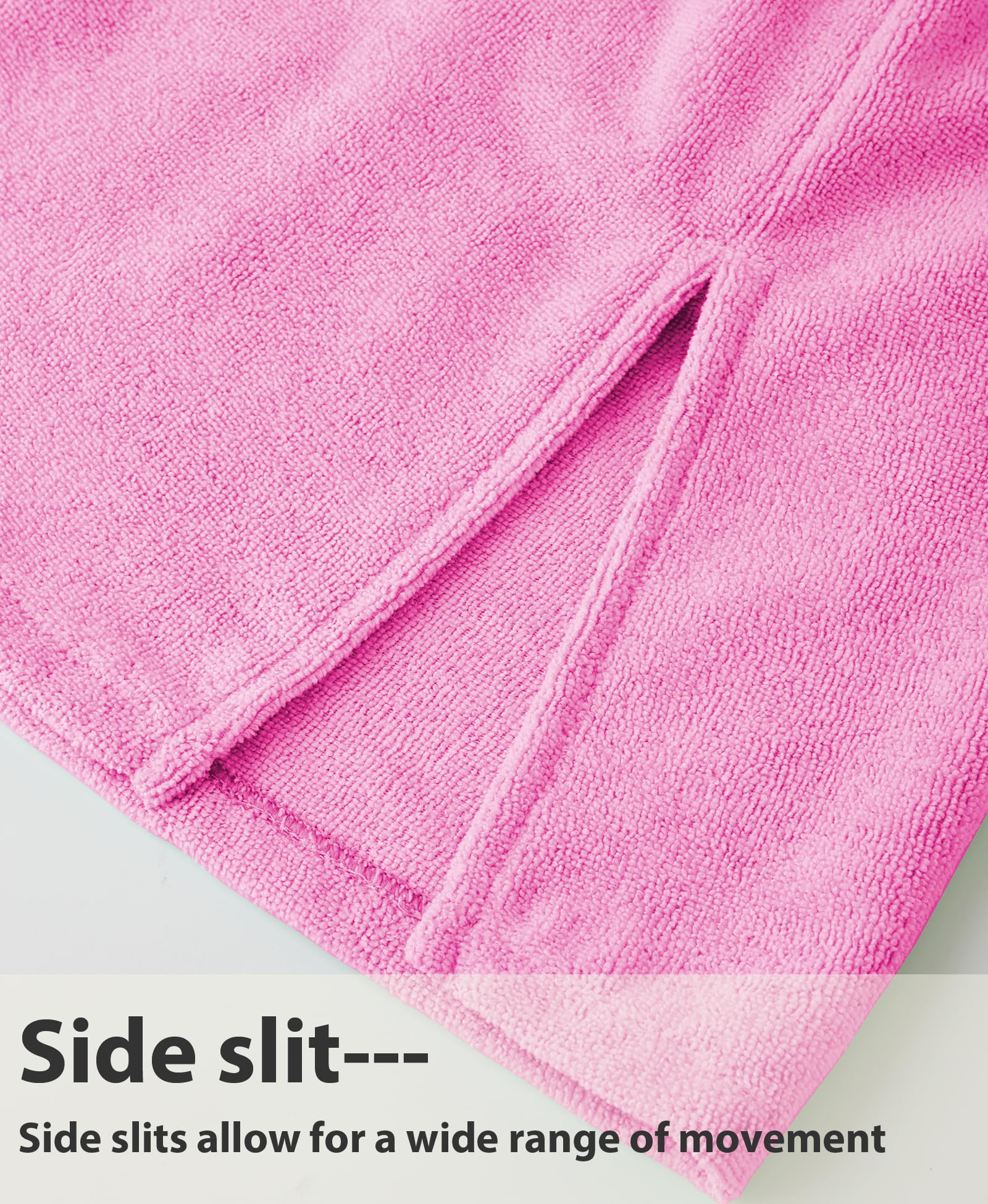MissShorthair Kids Hooded Towel Robe with Zipper - Soft Beach Cover Up & Swim Changing Robe for Boys & Girls - Quick Dry Bath Towel Poncho for Pool, Beach & After Shower