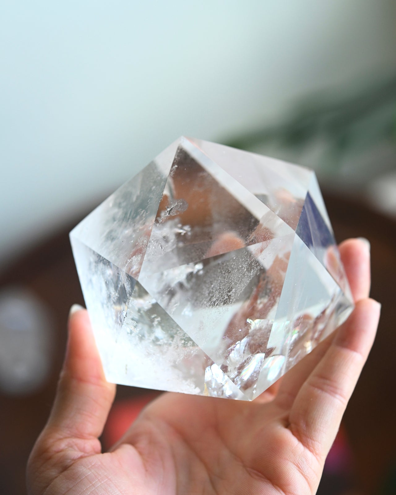 AA Geometric Quartz Crystal - 2lbs Natural Healing Stones for Meditation, Reiki & Home Decor | Bulk Wholesale for Spiritual Gifts & Energy Cleansing