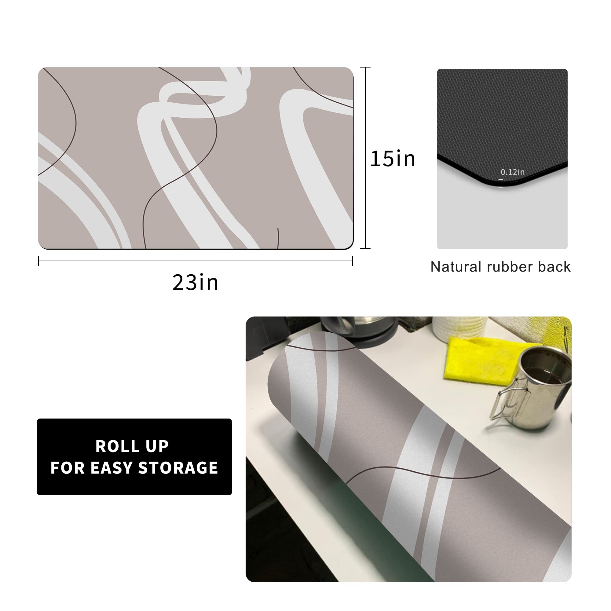 **Golener Non-Slip Thick Coffee Maker Mat - 23