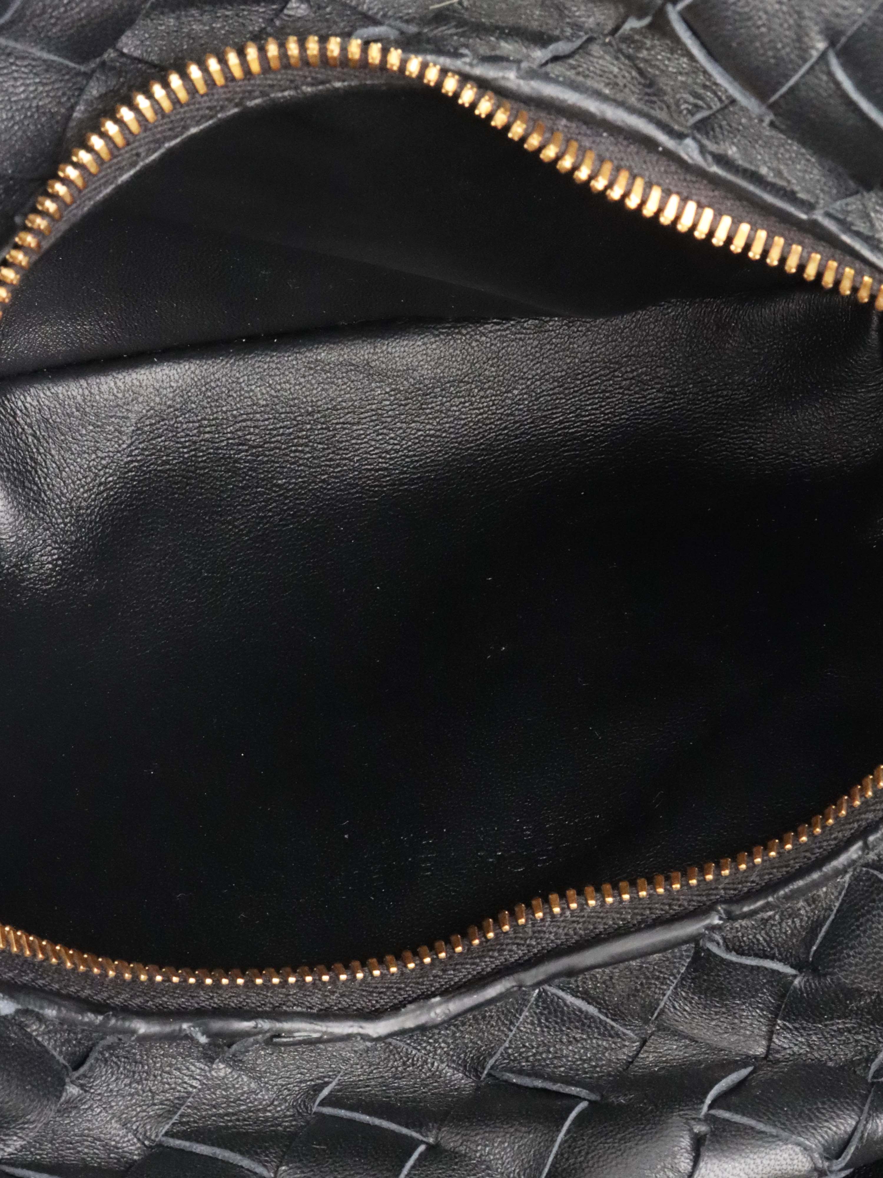 Bottega Veneta Black Foulard Hobo Handbag - Stylish Leather Shoulder Bag for Women, Perfect for Work, Travel & Evening Out