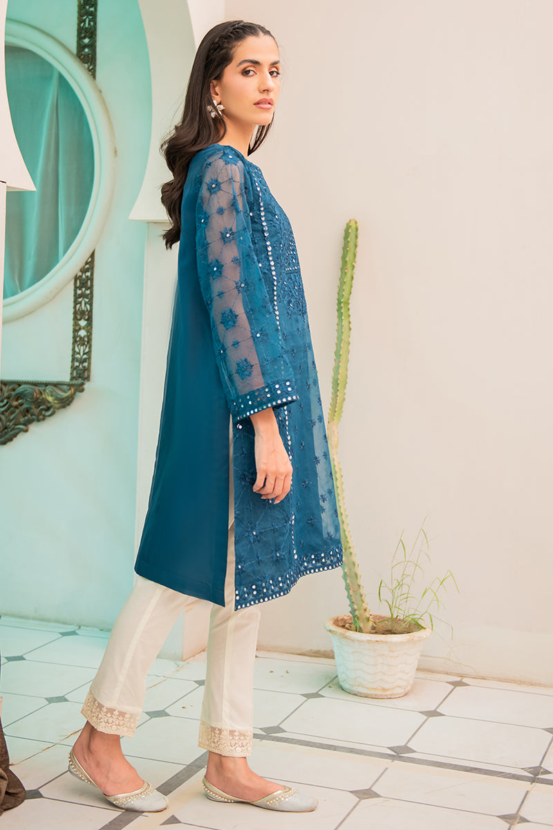 MAHROSH Embroidered Shirt for Women - Stylish Floral Design Casual Blouse - Perfect for Summer Outfits, Beach Wear & Boho Fashion