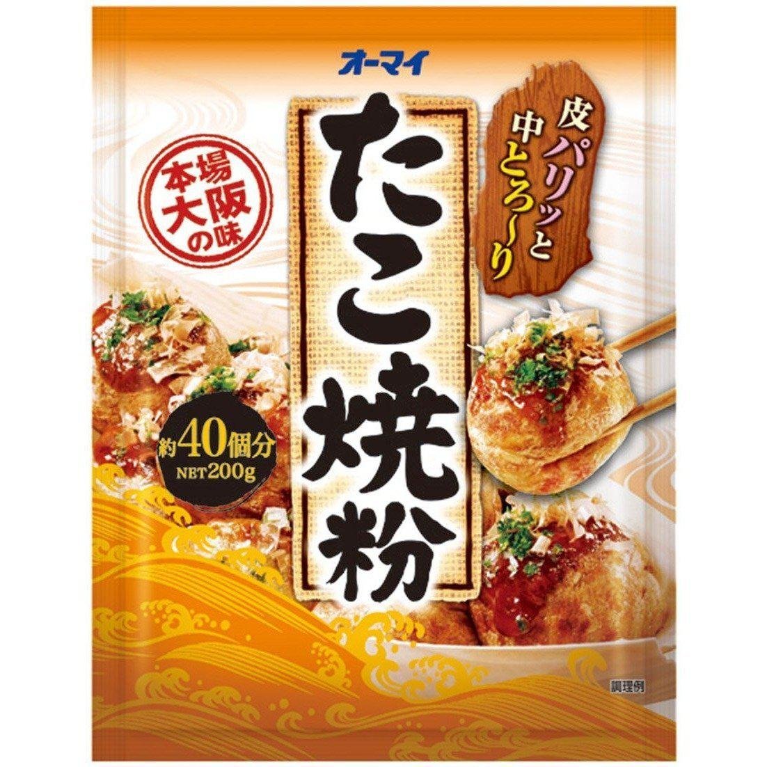 Authentic Japanese Takoyaki Flour Mix - 200g for Homemade Octopus Balls | Perfect for Parties, Snacks & Japanese Cuisine Lovers