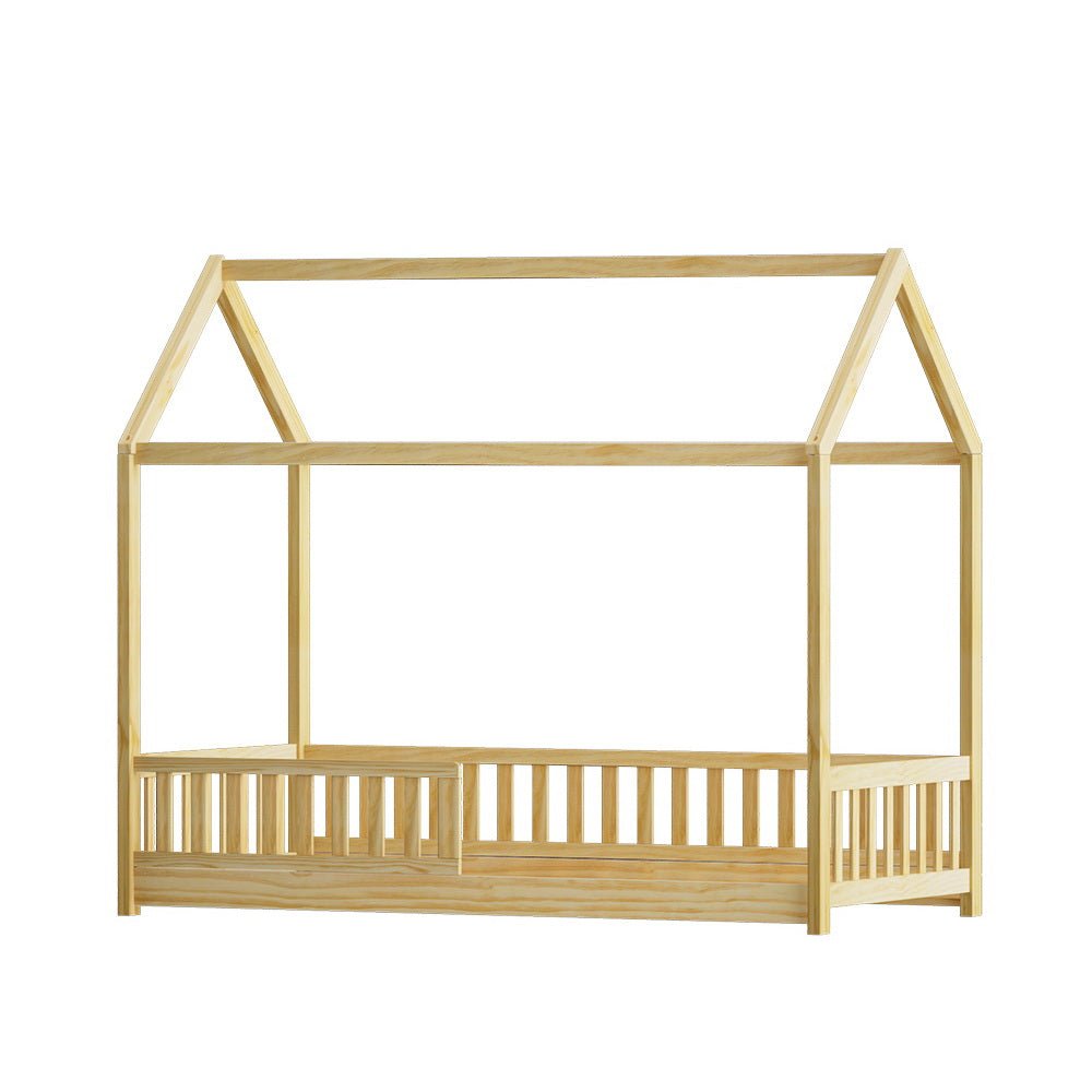 Stylish Oak Kids Single Bed Frame - Durable & Safe for Children's Bedroom Decor