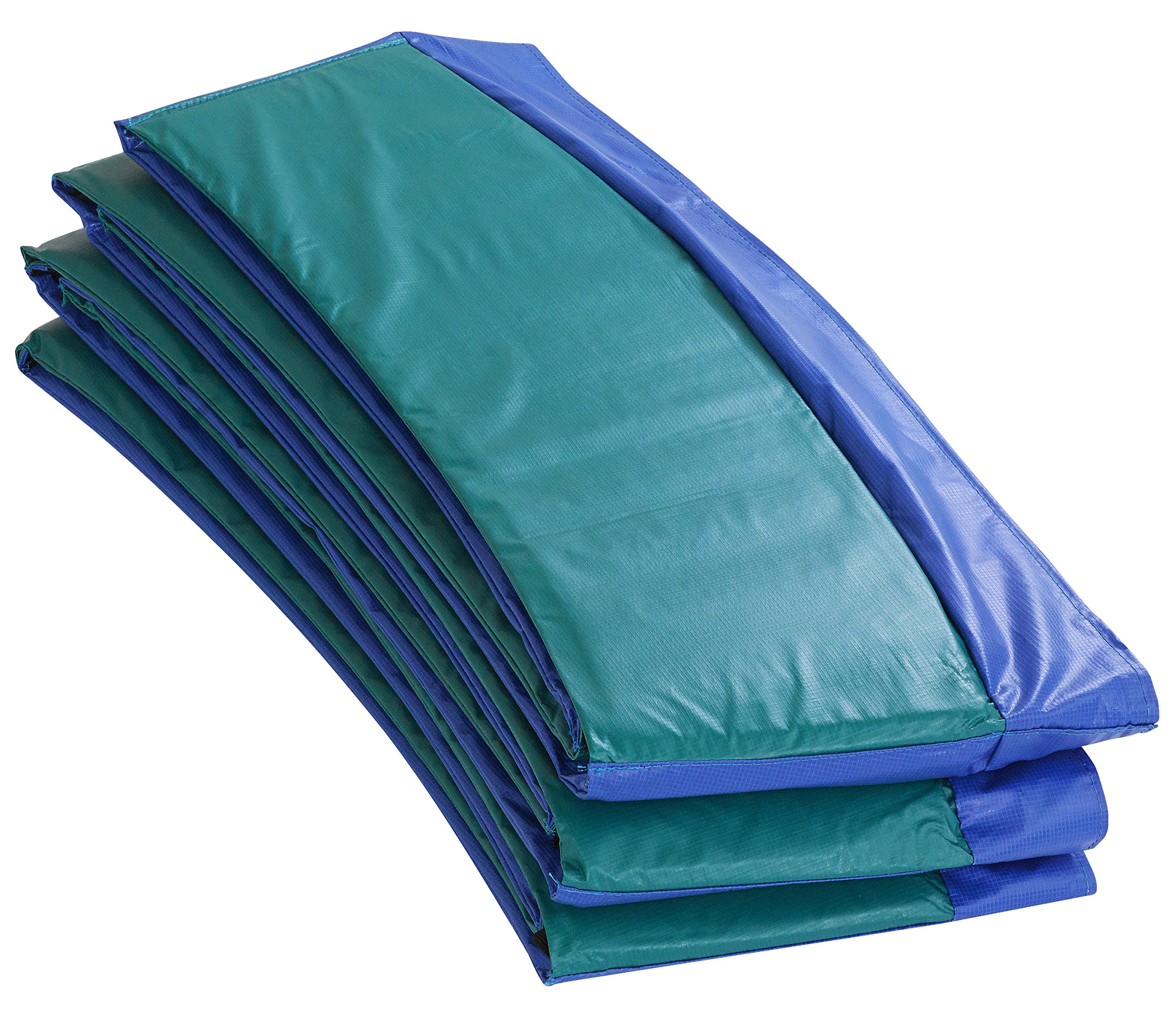 Rectangle & Round Trampoline Replacement Safety Pad - Durable Water-Resistant Spring Cover for Circular or Rectangular Trampolines (10