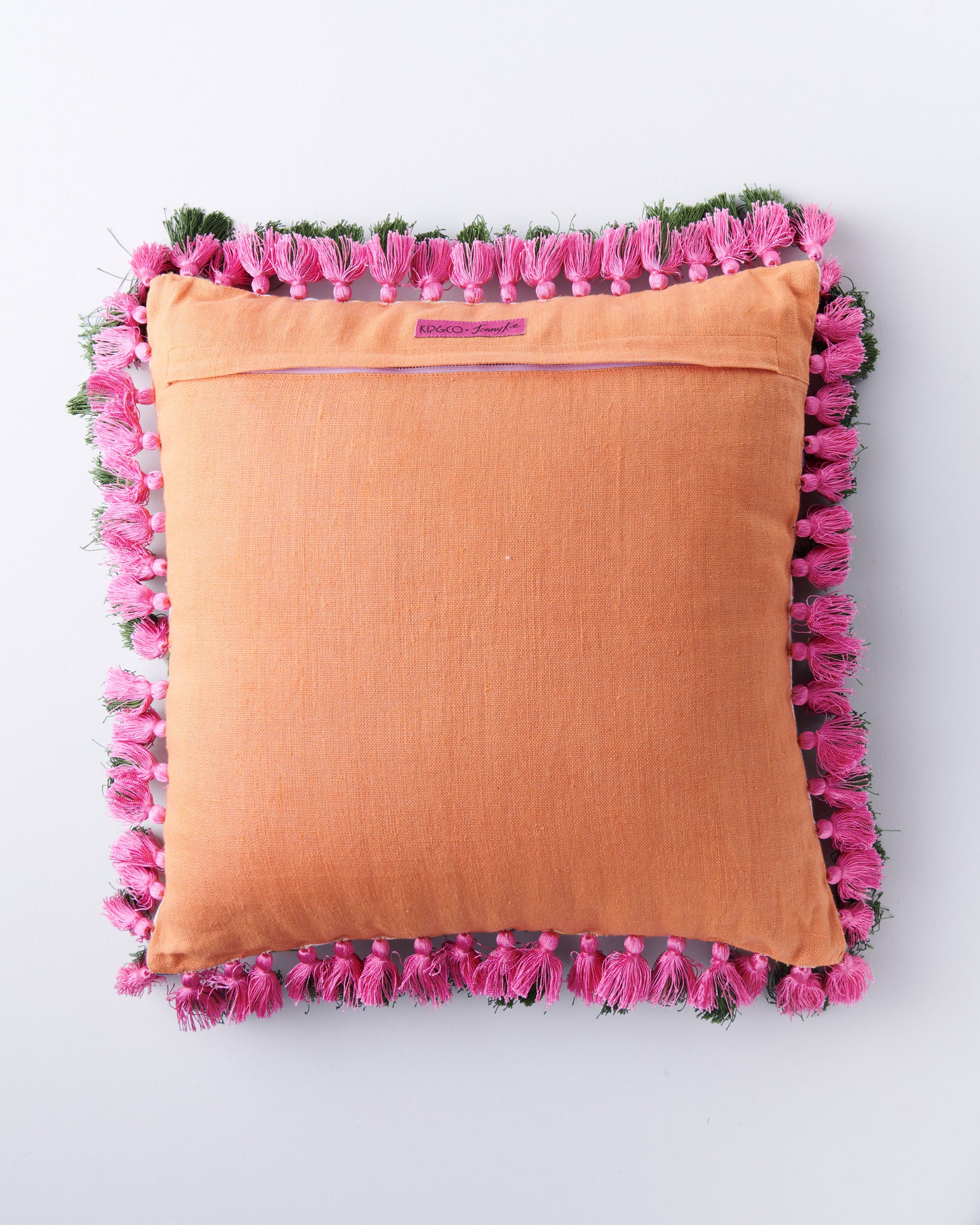 Kip&Co x Jenny Kee Opal Oz Pax Embroidered Cushion Cover | Stylish Bohemian Home Decor for Living Room, Bedroom & Sofa