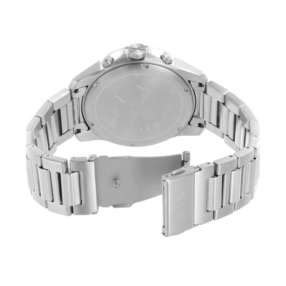 Armani Exchange AX1742 Men's Chronograph Watch - Silver Stainless Steel Band for Business, Casual & Formal Wear | Water Resistant & Durable
