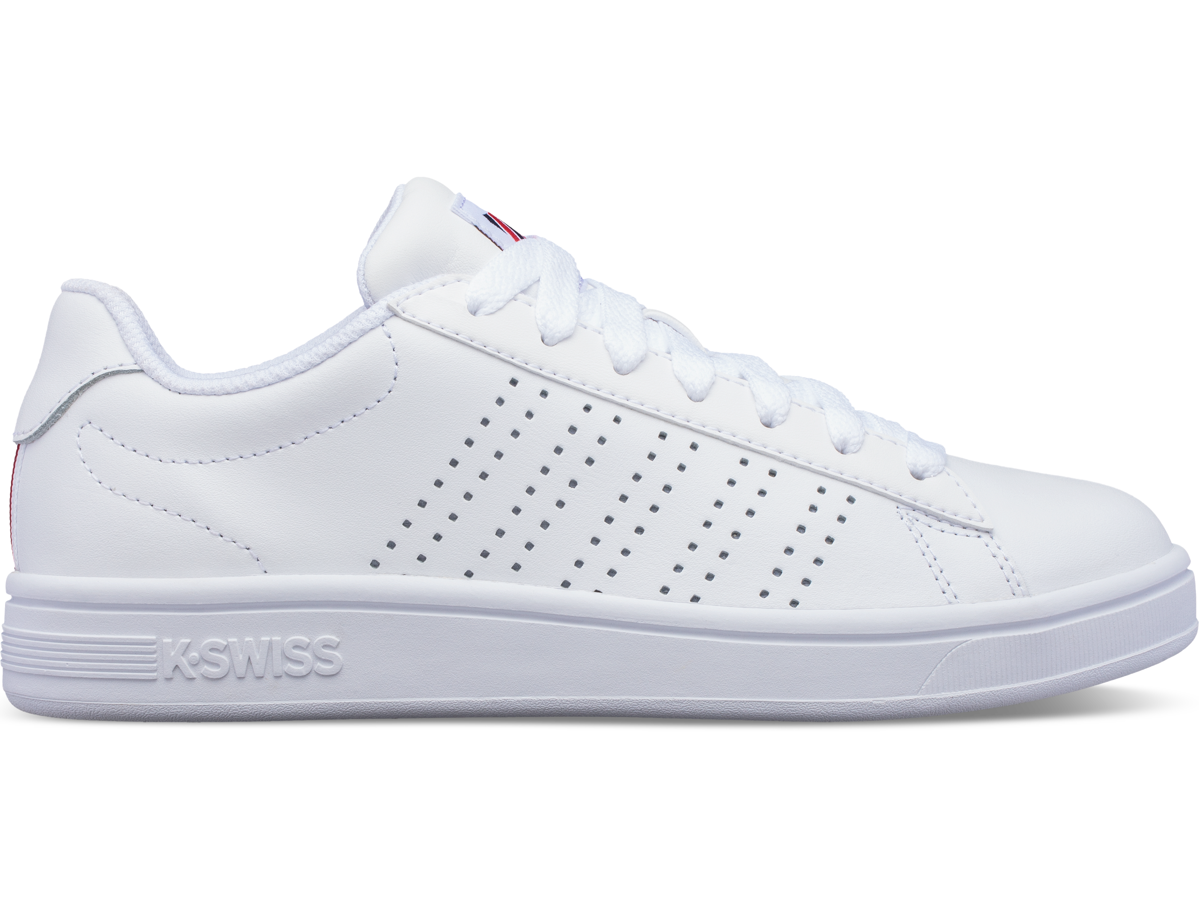 Casper Court Sneakers for Men - White/Corporate - Comfortable & Stylish Casual Shoes for Work, Walking & Everyday Wear