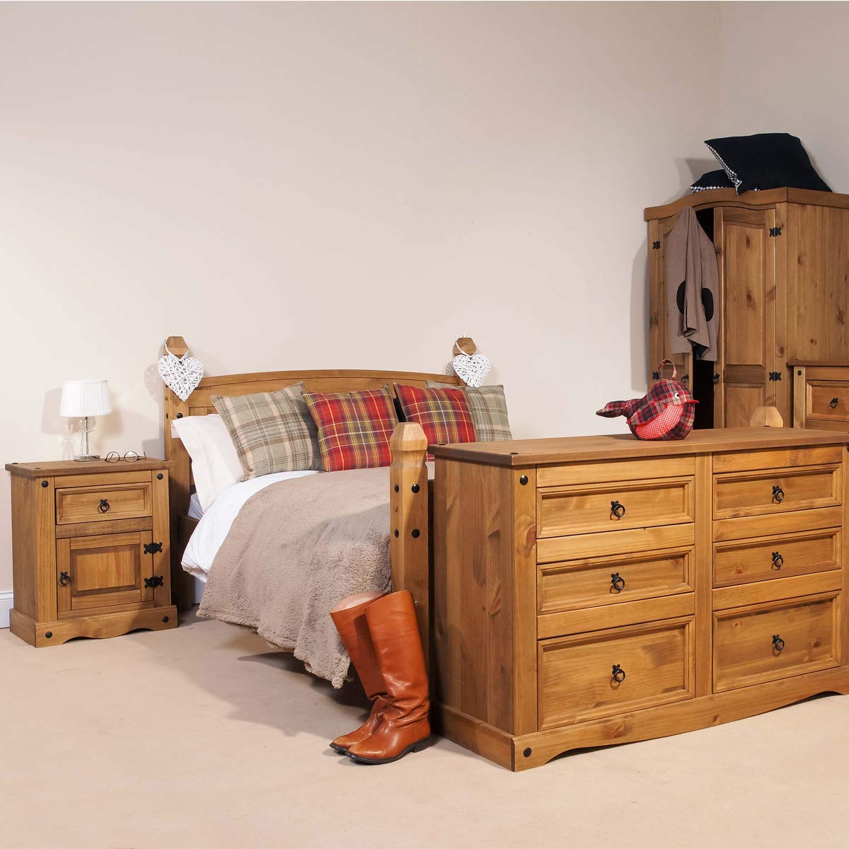 Modern Nightstands & Bedside Tables - Solid Wood End Tables for Bedroom & Living Room - Stylish Side Tables for Home Decor, Small Spaces & Apartment Essentials - Perfect for Reading Lamps, Alarm Clocks & Storage