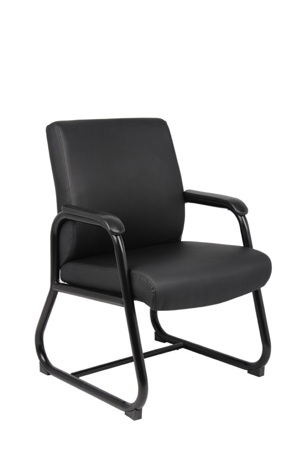 Boss Heavy Duty Caressoft Guest Chair B709 - Ergonomic Office Chair with Soft Cushioning for Comfortable Seating | Perfect for Reception Areas, Conference Rooms & Home Offices