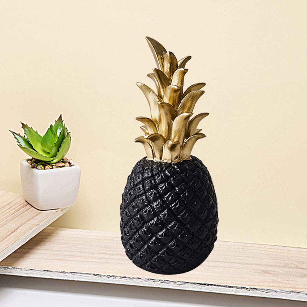 Resin Pineapple Decor for Home, Wedding & Desktop - Elegant Cabinet Ornament